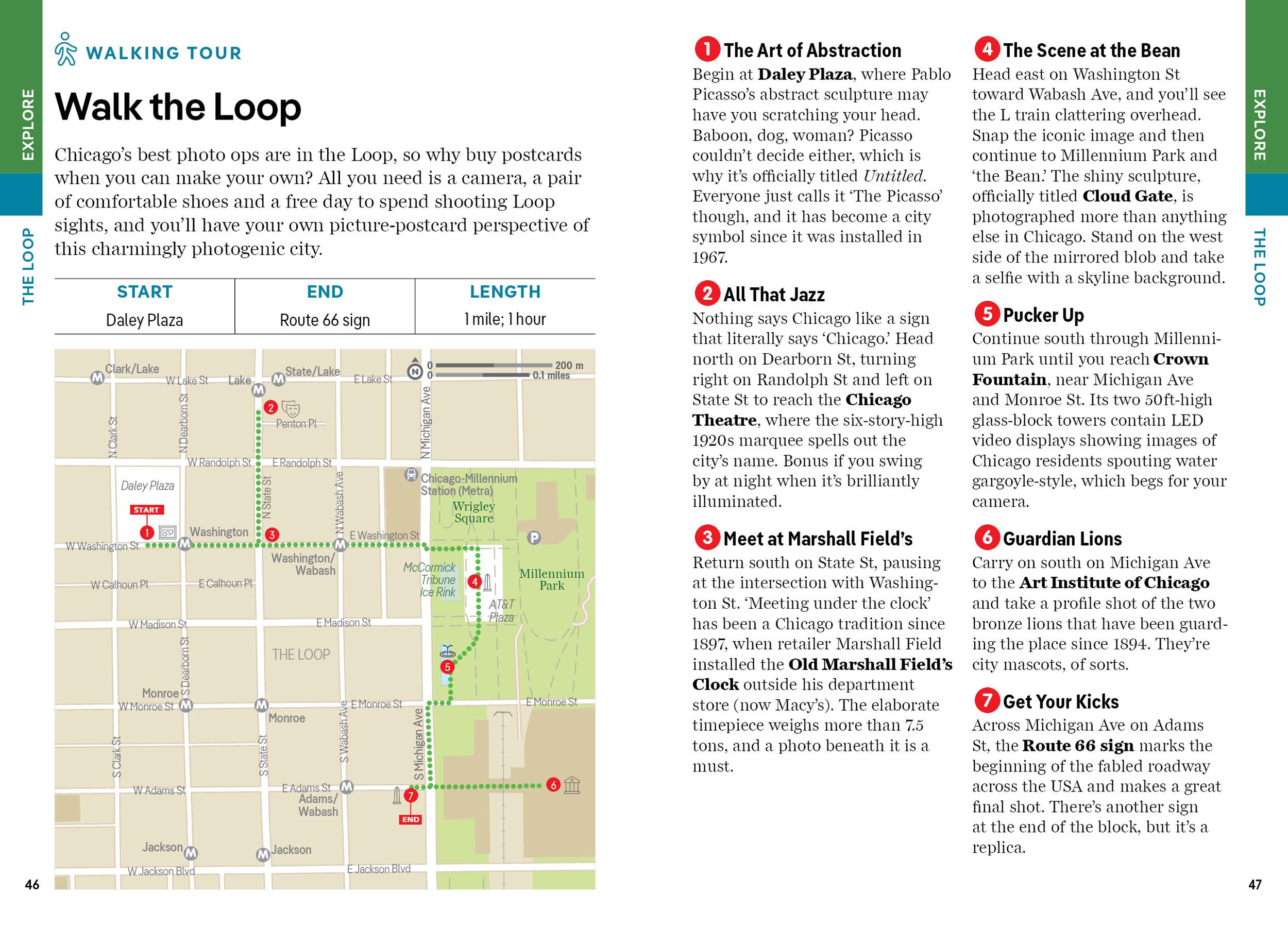 Beispielinhalt (Bild) Lonely Planet Pocket Chicago
