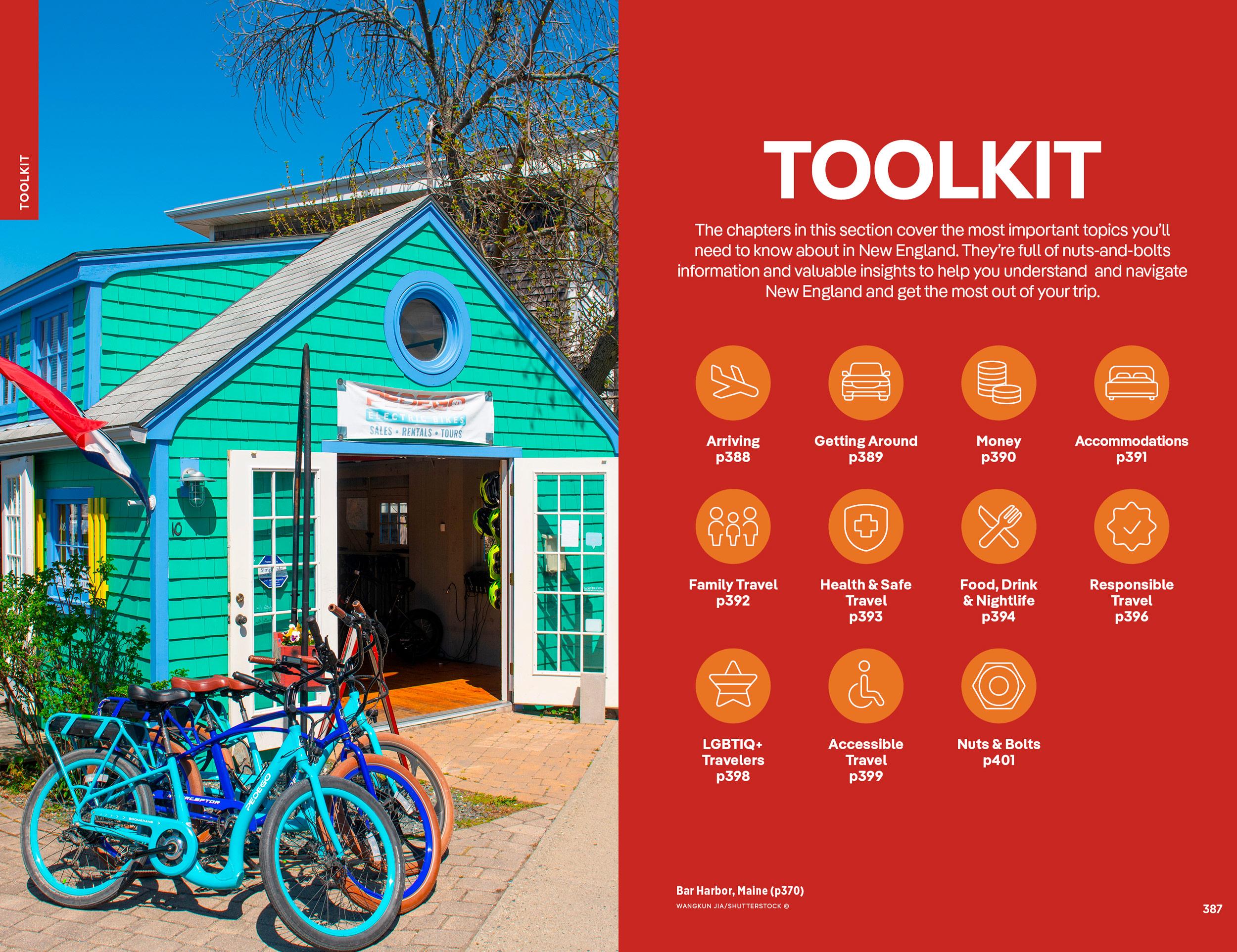 Beispielinhalt (Bild) Lonely Planet New England