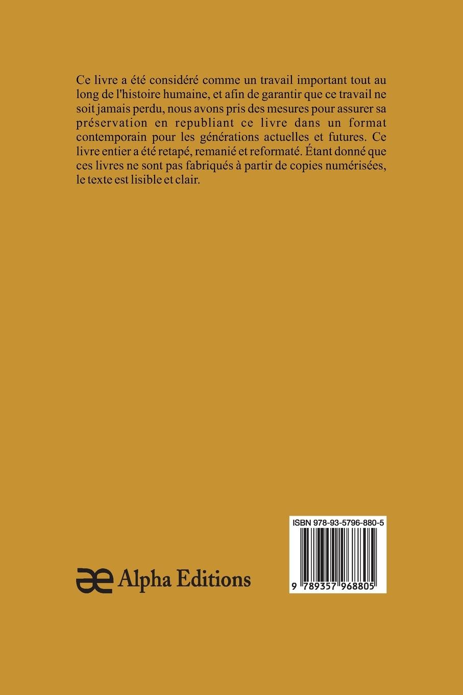 Rückseitencover Histoires incroyables, Tome I