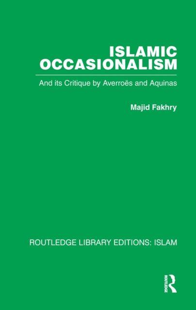 Vorderes Coverbild Islamic Occasionalism