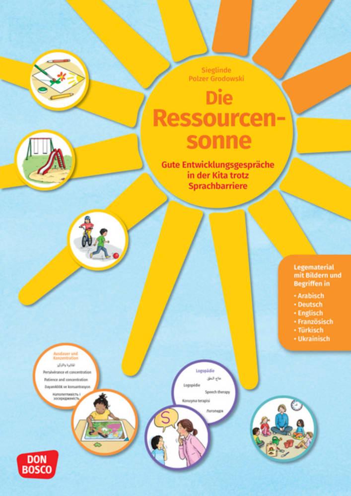 Vorderes Coverbild Die Ressourcensonne: Gute Entwicklungsgespräche in der Kita trotz Sprachbarriere