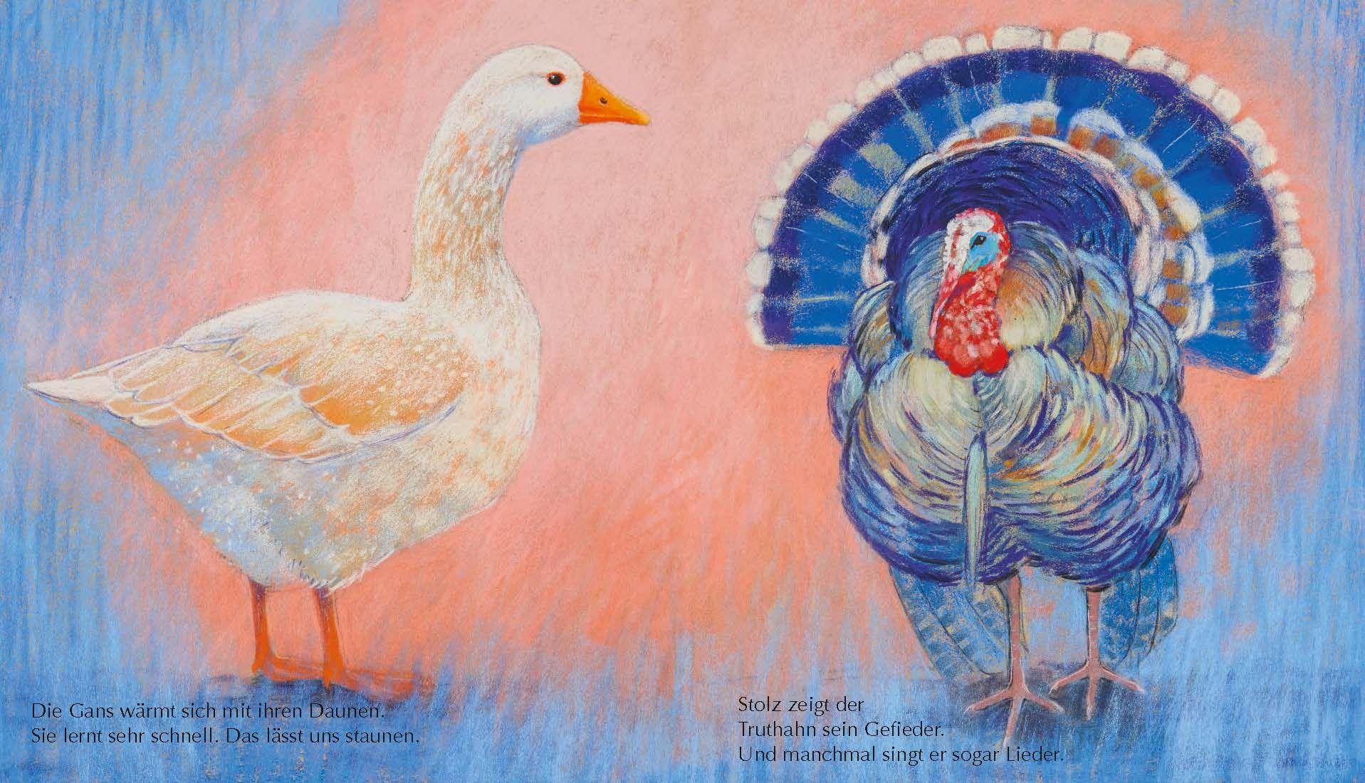 Beispielinhalt (Bild) Mein kleines Buch der Bauernhoftiere