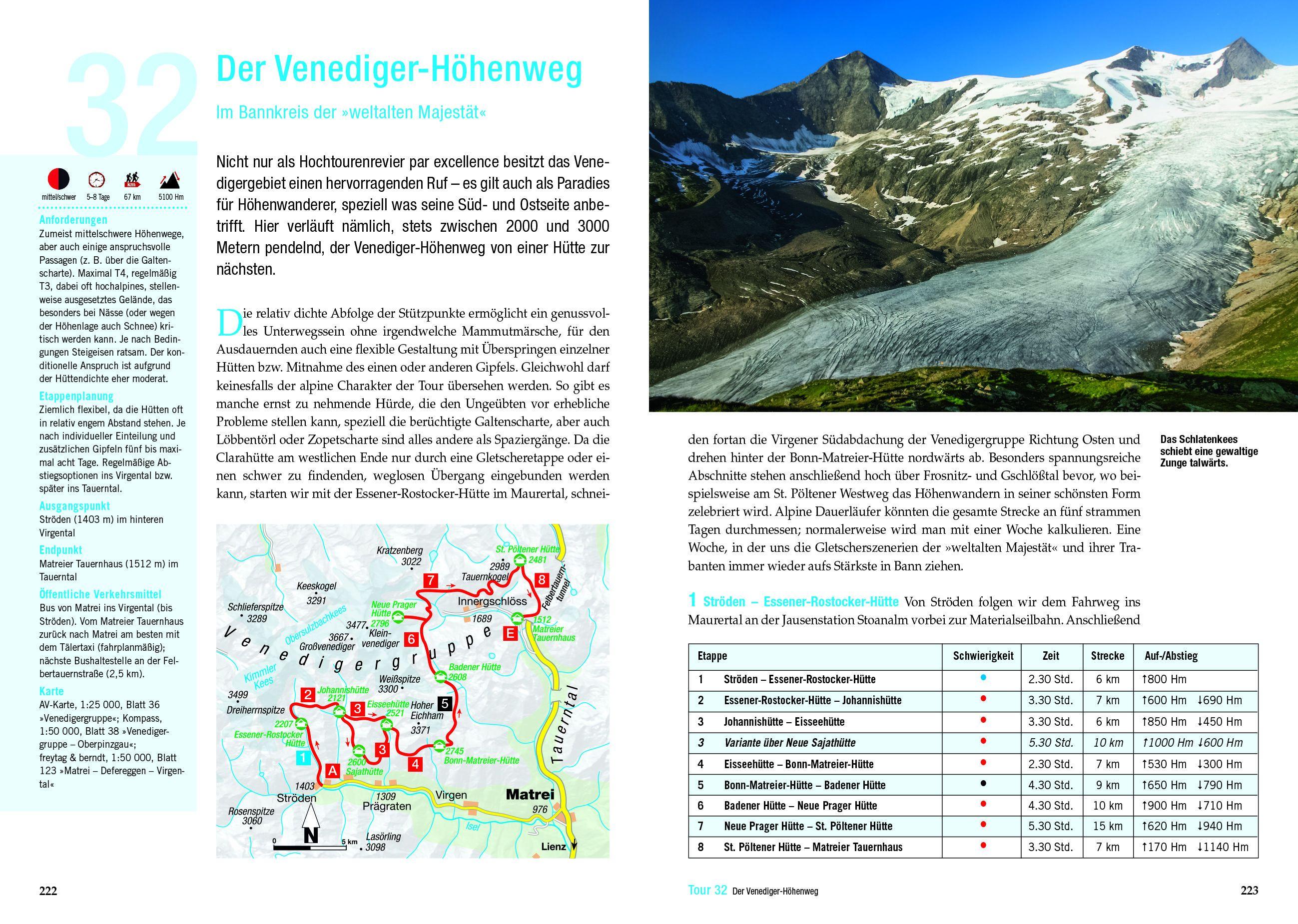 Beispielinhalt (Bild) Hüttentreks Ostalpen - Bayern und Österreich