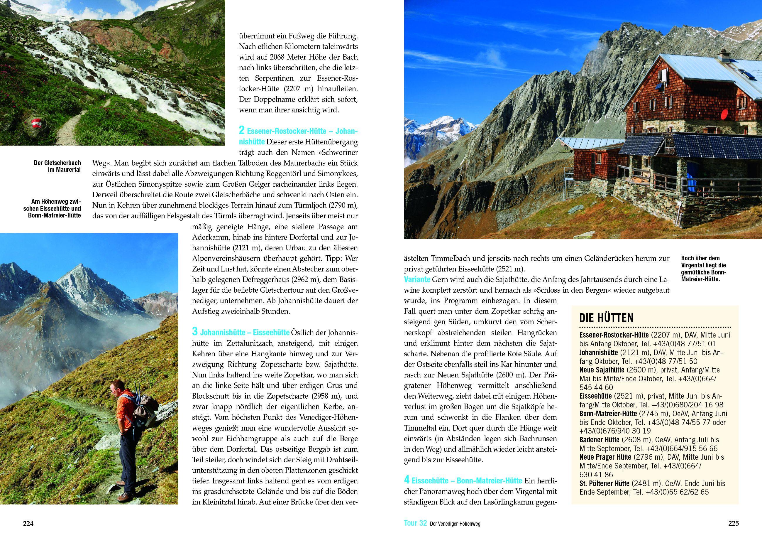 Beispielinhalt (Bild) Hüttentreks Ostalpen - Bayern und Österreich