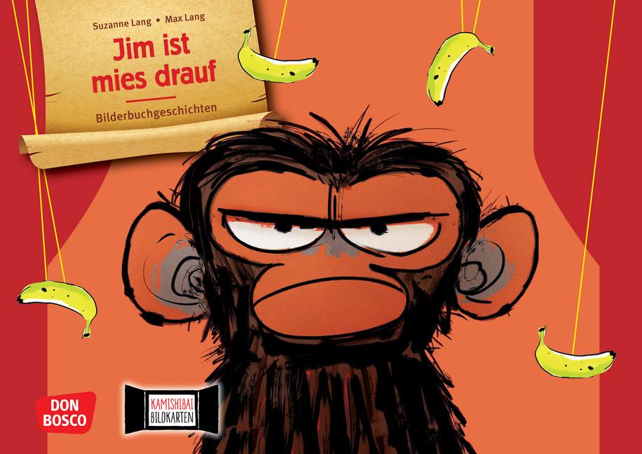 Vorderes Coverbild Jim ist mies drauf. Kamishibai Bildkartenset