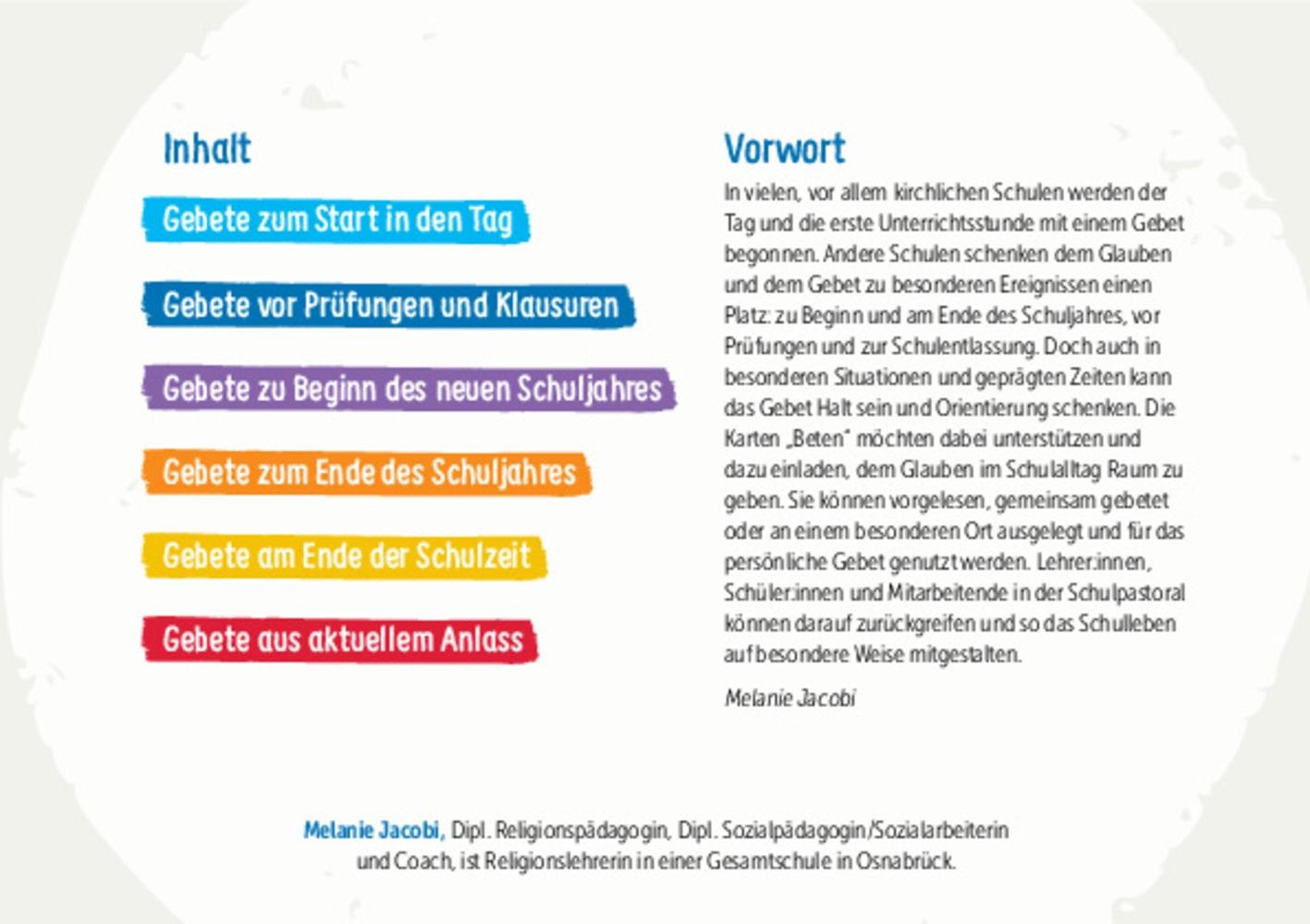 Beispielinhalt (Bild) Beten