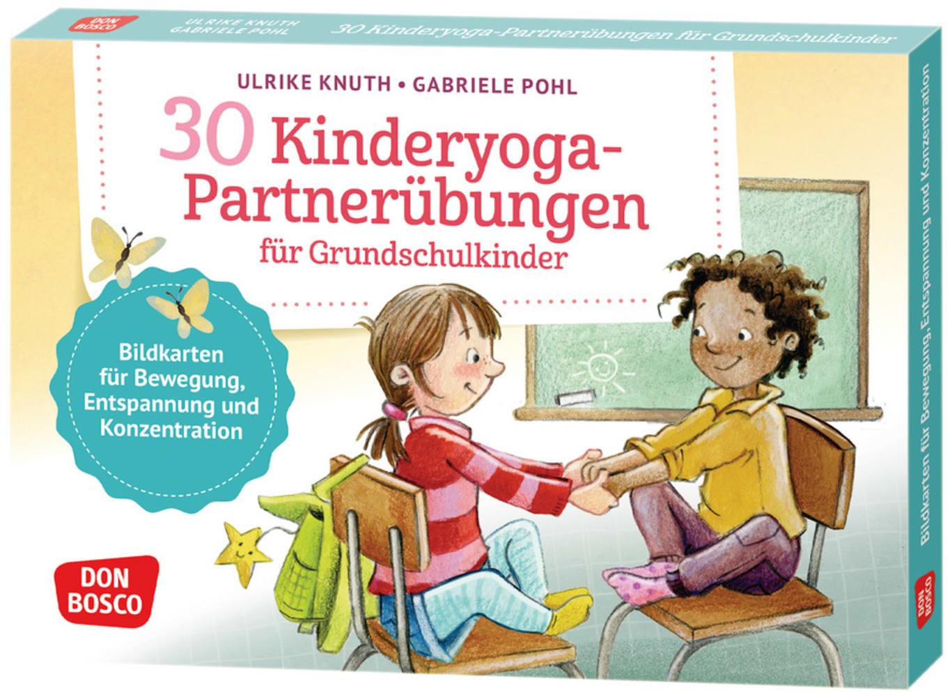 Vorderes Coverbild 30 Kinderyoga-Partnerübungen für Grundschul-Kinder