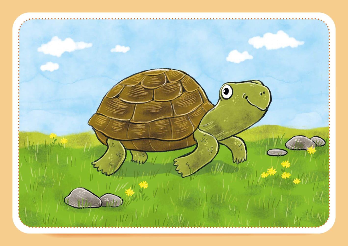 Beispielinhalt (Bild) 30 Krafttier-Karten mit Fantasiereisen für Kinder von 4 bis 10