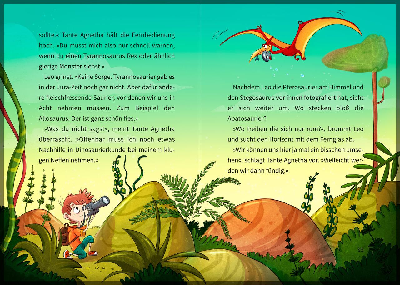 Beispielinhalt (Bild) Leos wilde Abenteuer - Dino-Alarm