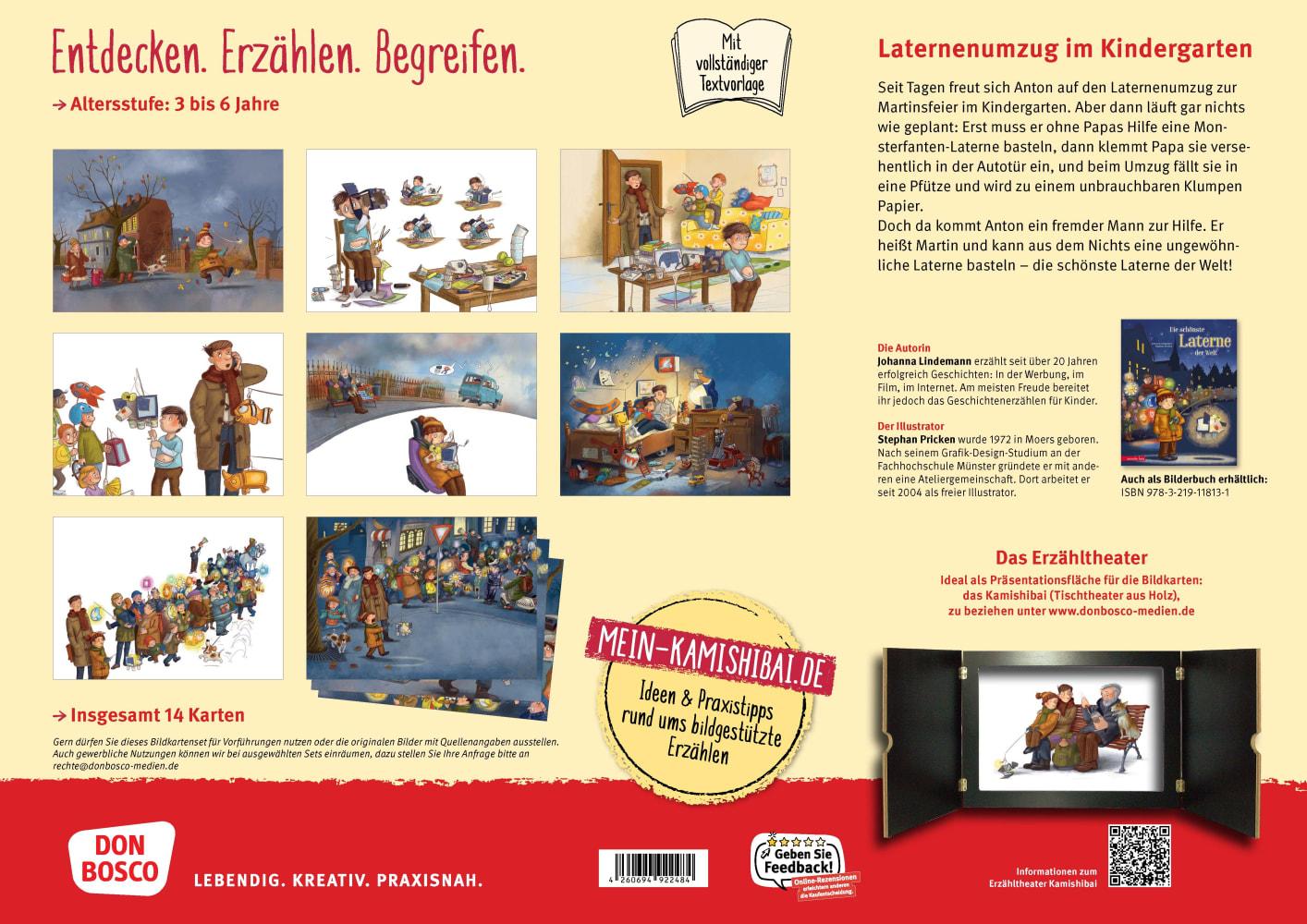 Beispielinhalt (Bild) Die schönste Laterne der Welt. Kamishibai Bildkartenset