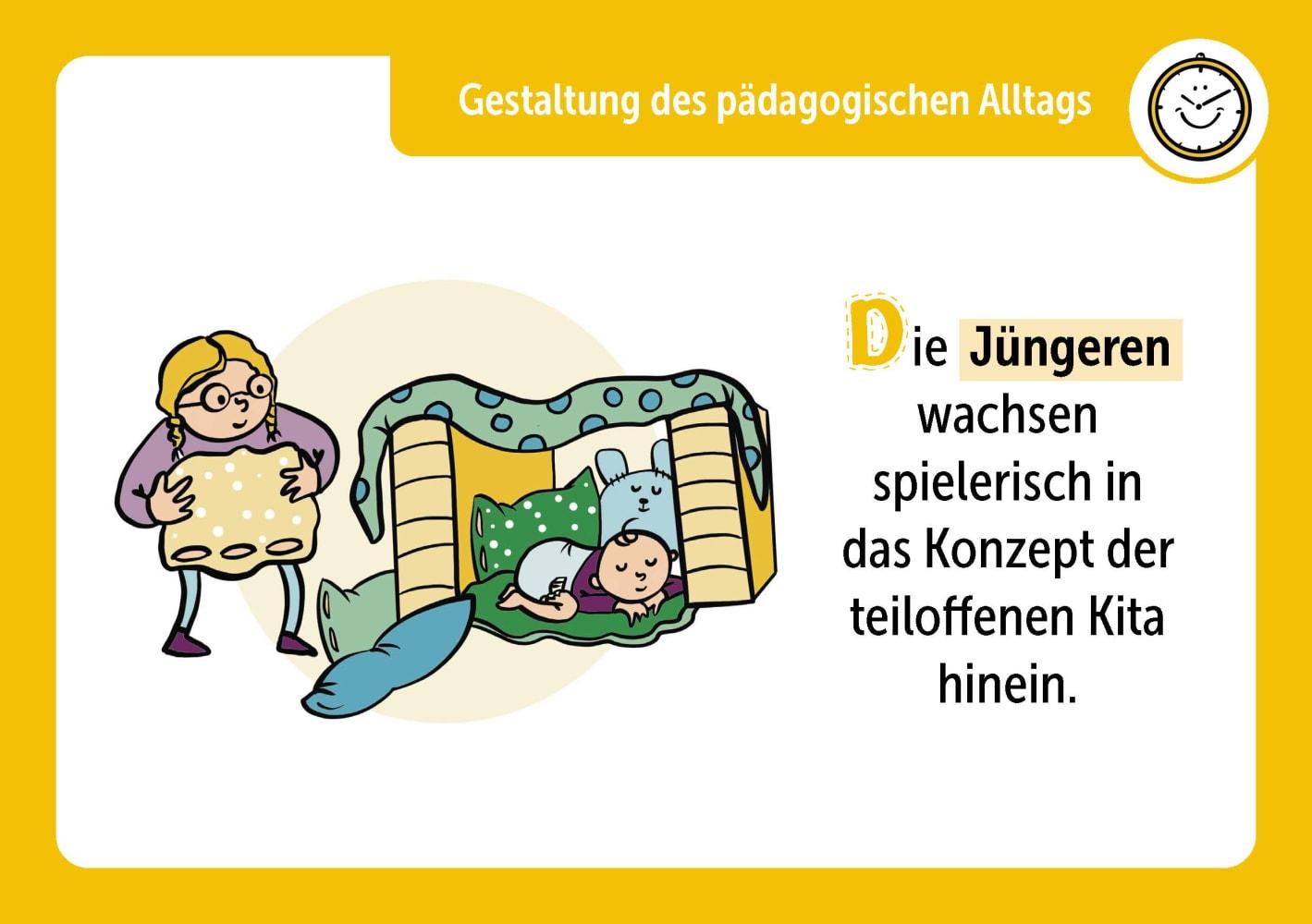 Beispielinhalt (Bild) Schritt für Schritt zur Teilöffnung: Teiloffenes Kita-Konzept