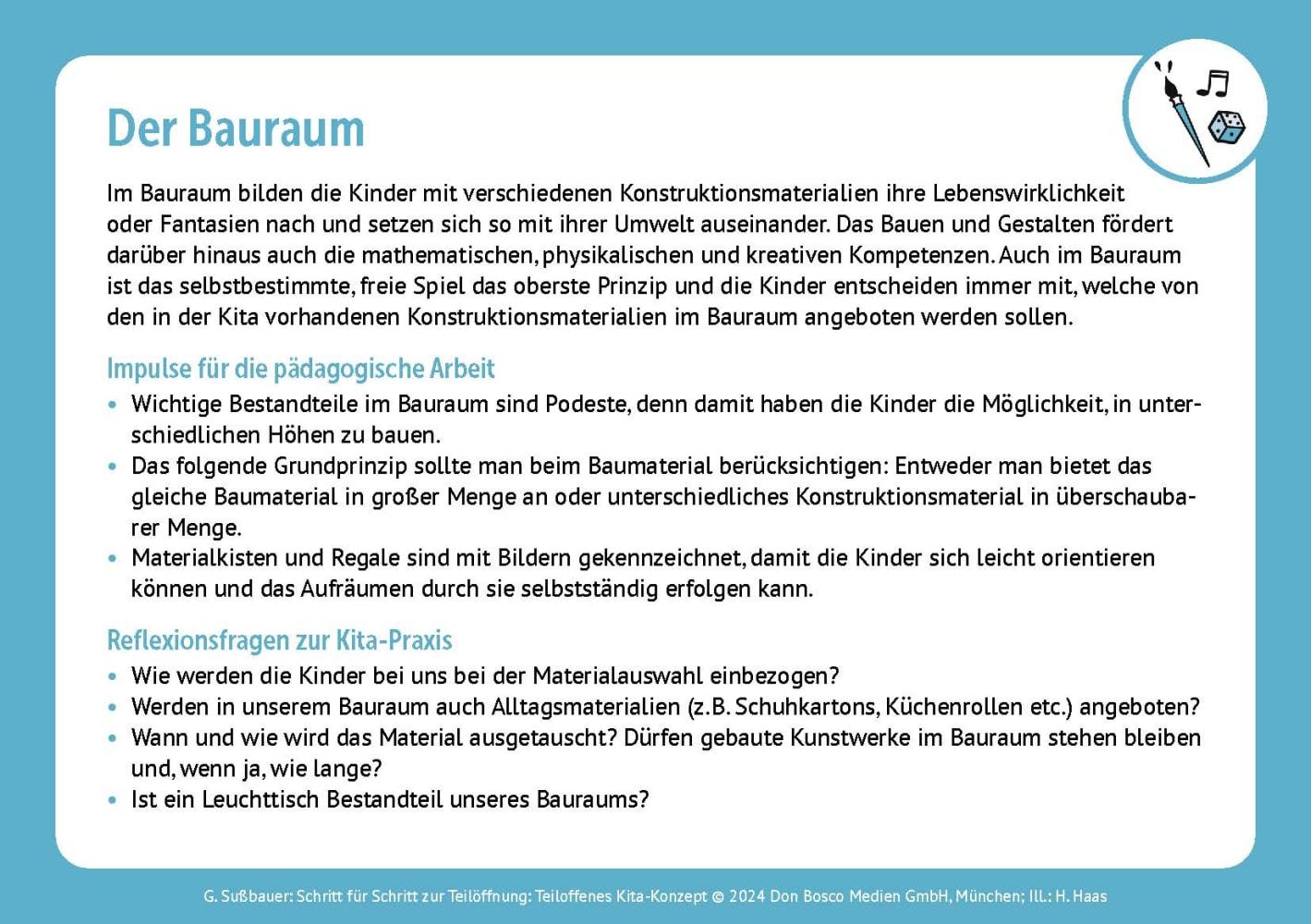Beispielinhalt (Bild) Schritt für Schritt zur Teilöffnung: Teiloffenes Kita-Konzept