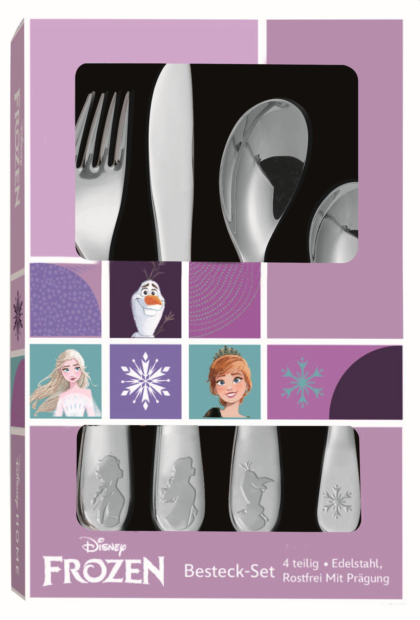 Vorderes Coverbild Frozen 4tlg Besteckset Edelstahl