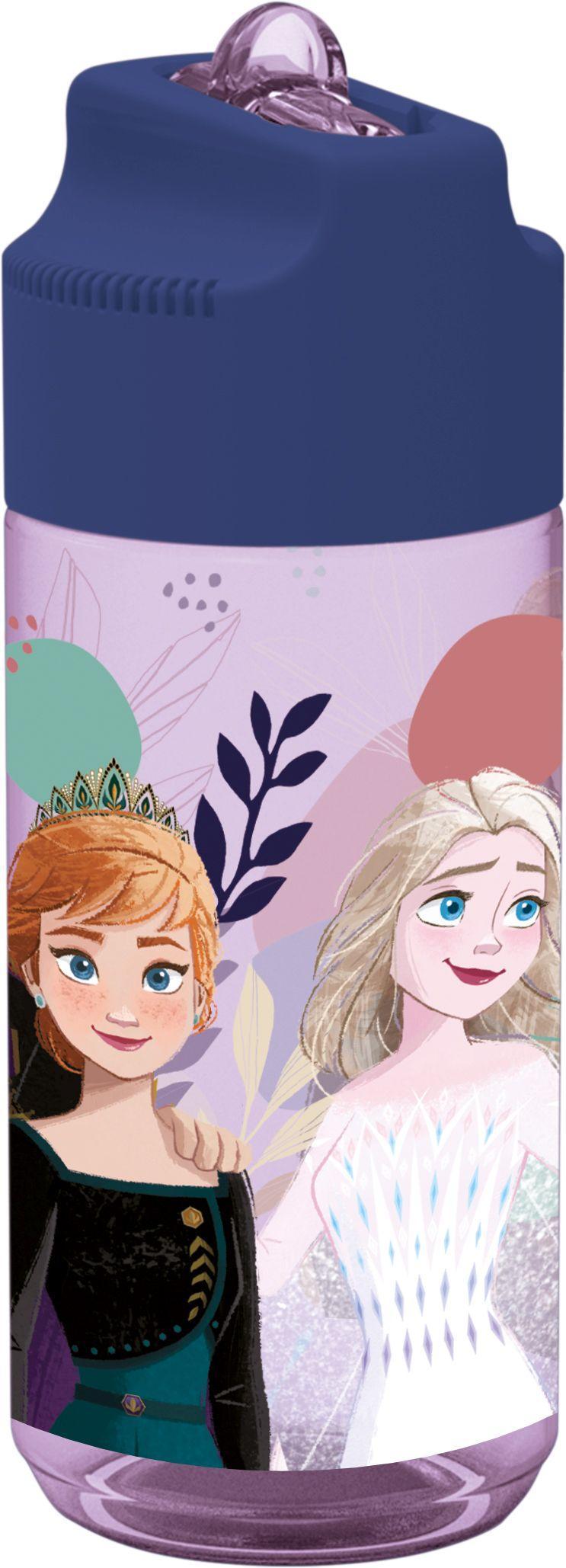 Vorderes Coverbild Frozen Trinkflasche mit Strohhalm