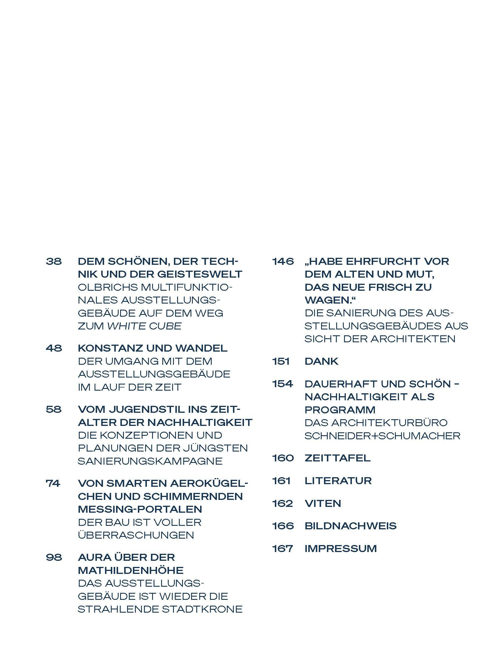 Beispielinhalt (Bild) Weiterbauen am Welterbe Mathildenhöhe