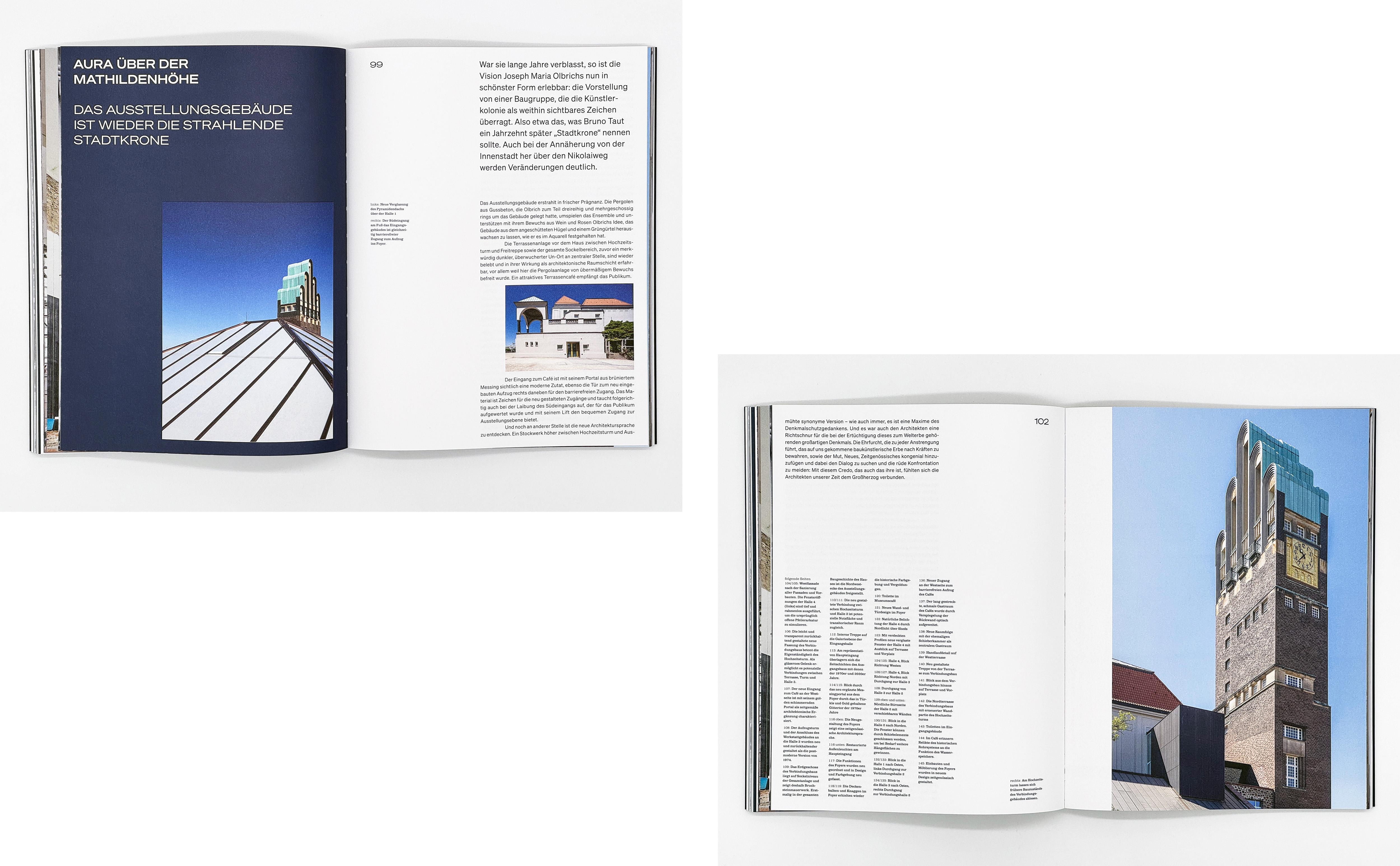 Beispielinhalt (Bild) Weiterbauen am Welterbe Mathildenhöhe