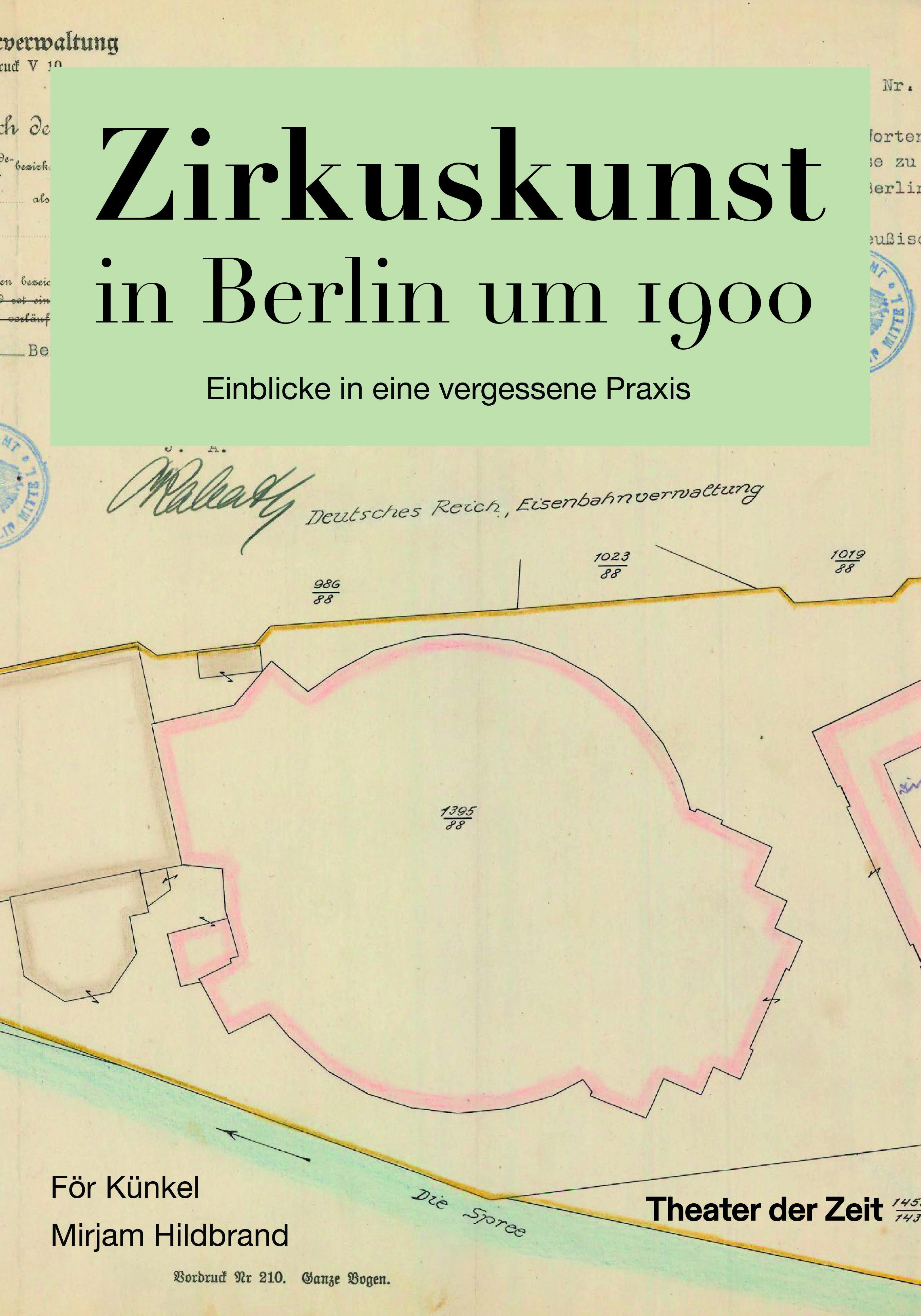 Vorderes Coverbild Zirkuskunst in Berlin um 1900