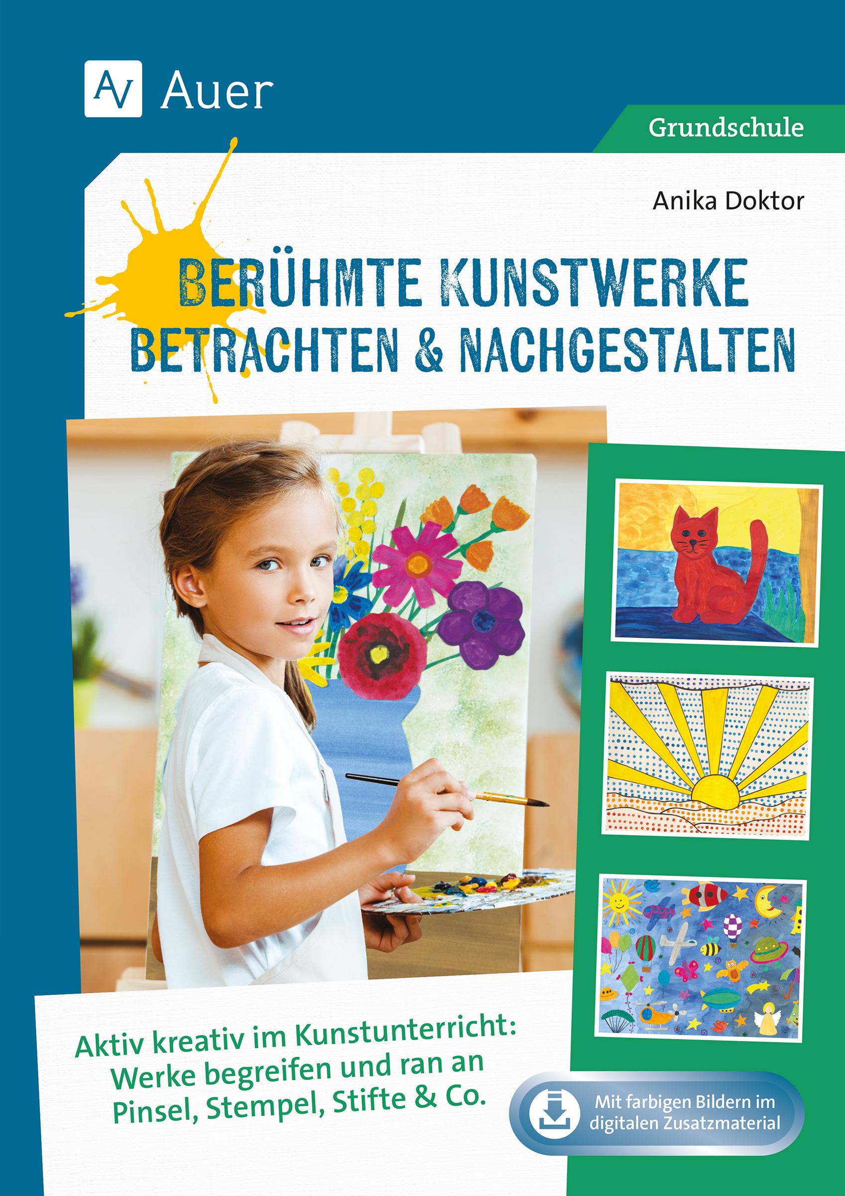 Vorderes Coverbild Berühmte Kunstwerke betrachten & nachgestalten