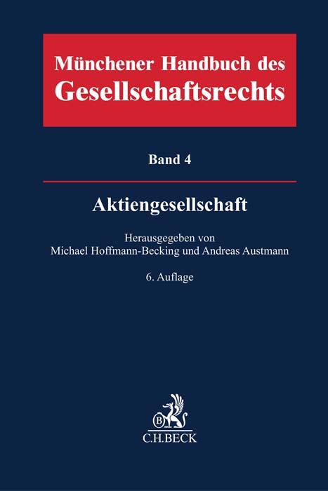 Vorderes Coverbild Münchener Handbuch des Gesellschaftsrechts  Bd 4: Aktiengesellschaft