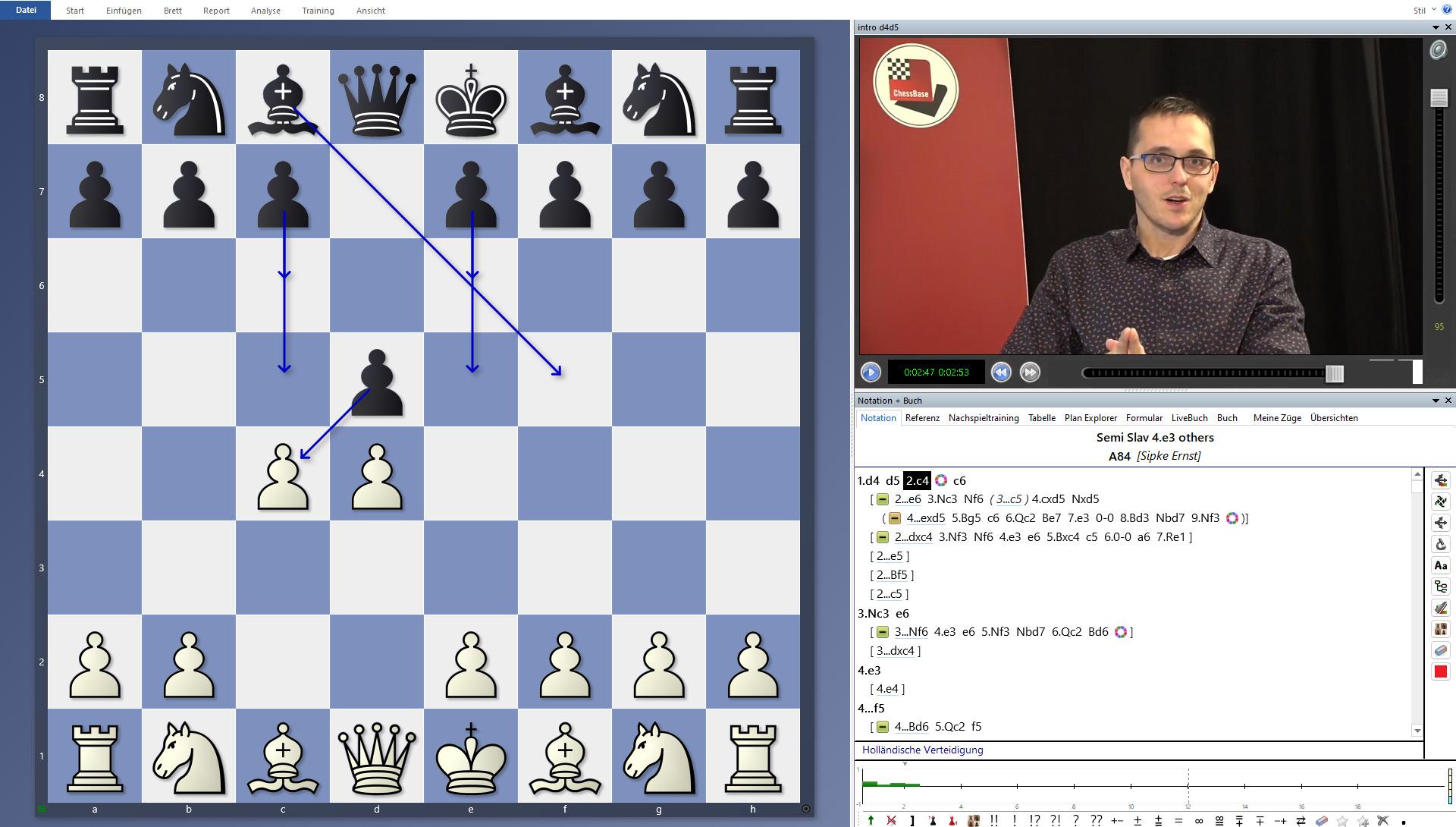 Beispielinhalt (Bild) A practical repertoire for the positional player after 1.d4 Vol. 1