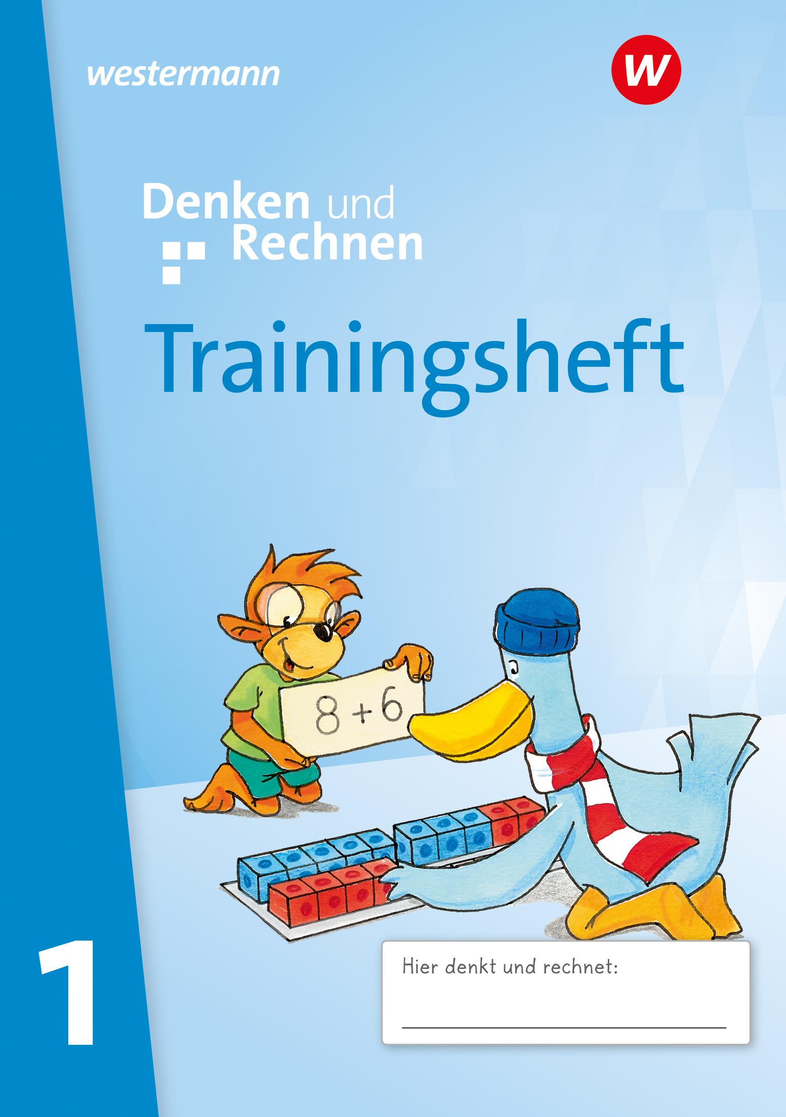 Vorderes Coverbild Denken und Rechnen 1. Trainingsheft. Zur Ausgabe 2024 -  Allgemeine Ausgabe