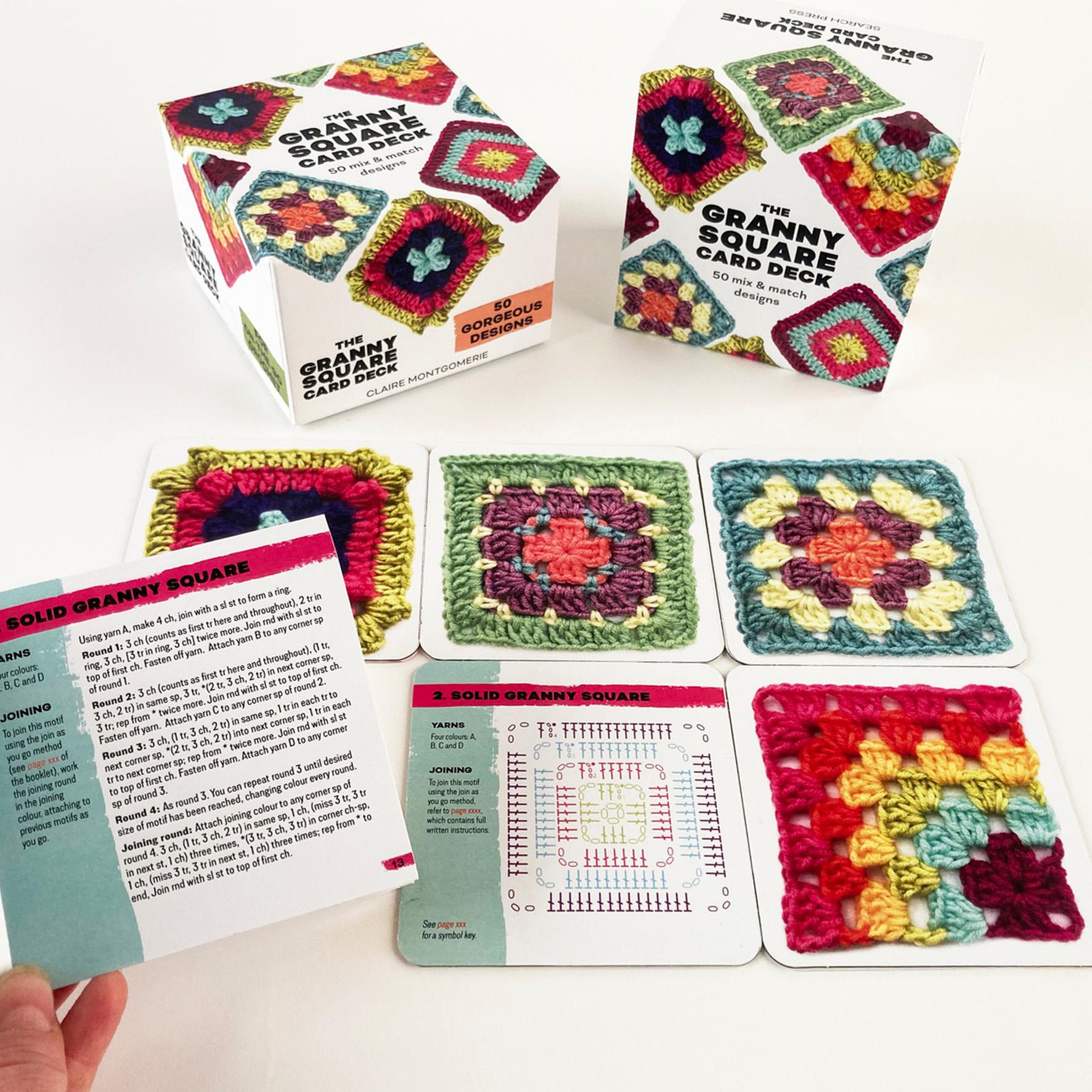 Beispielinhalt (Bild) Granny Square Häkel-Karten (Deutsche Ausgabe)