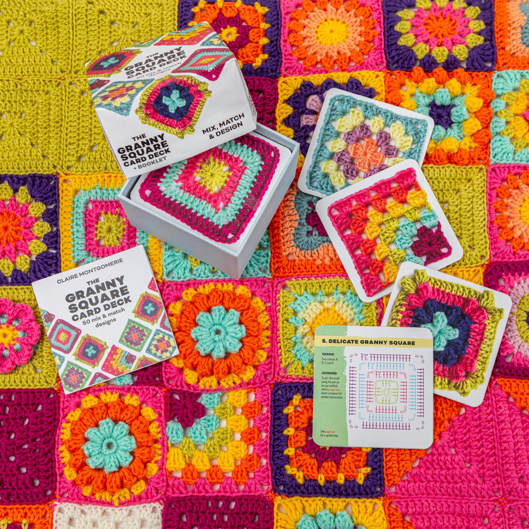 Beispielinhalt (Bild) Granny Square Häkel-Karten (Deutsche Ausgabe)
