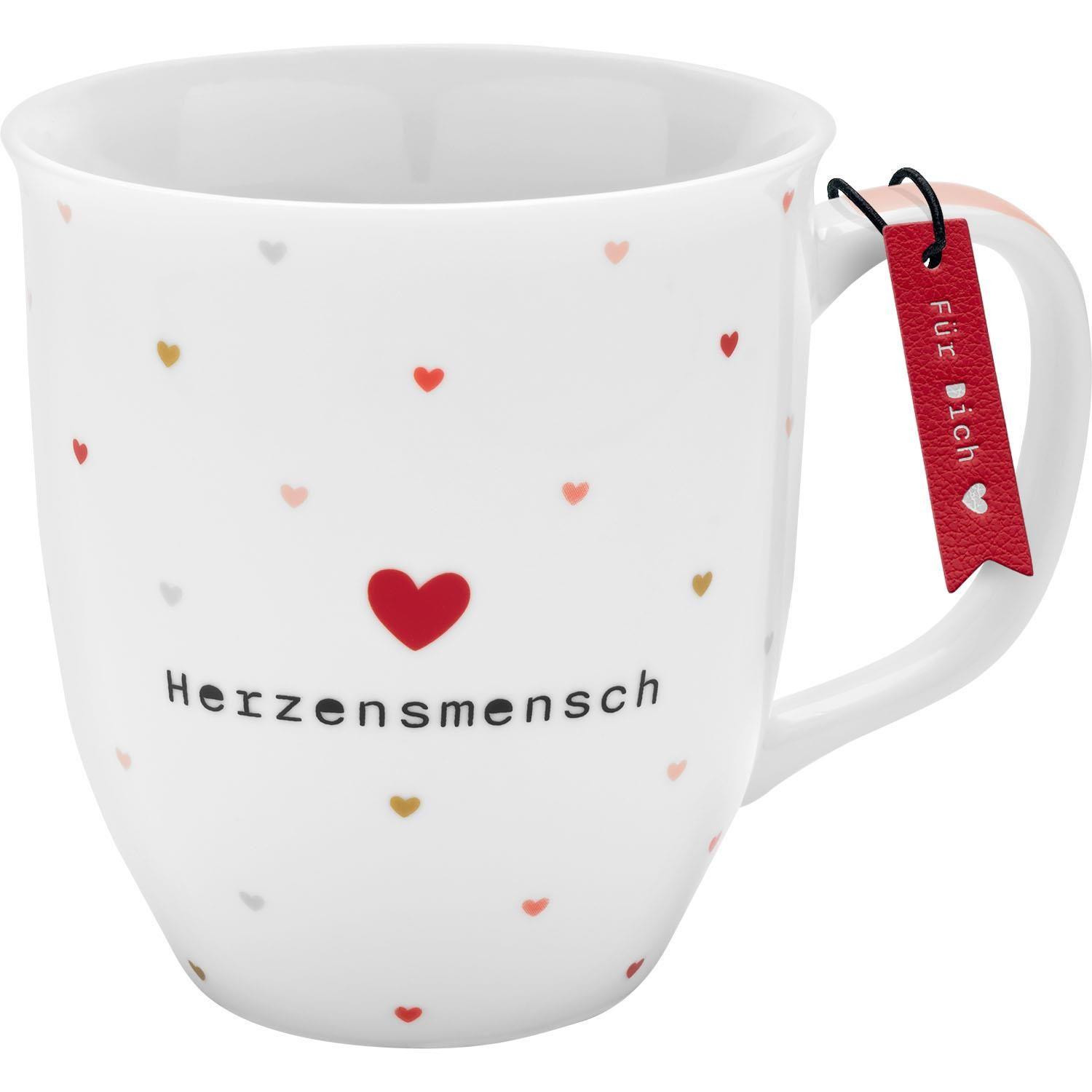 Beispielinhalt (Bild) Tasse mit Motiv "Herzensmensch"