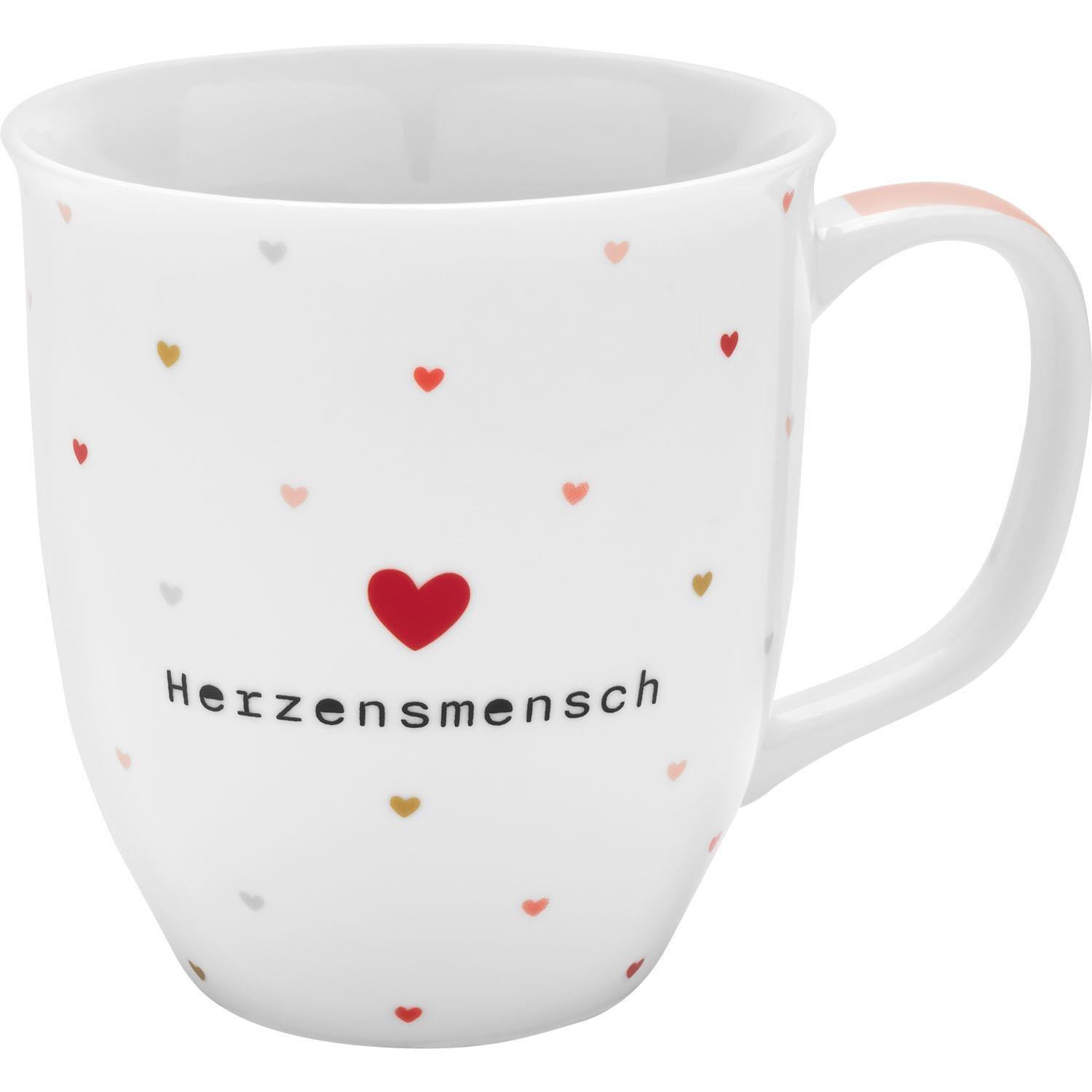 Vorderes Coverbild Tasse mit Motiv "Herzensmensch"