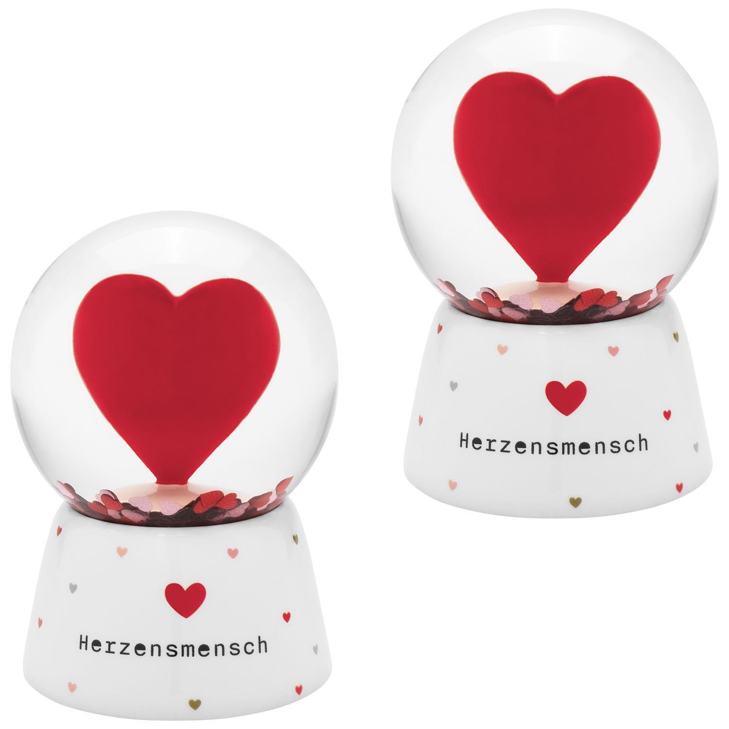 Beispielinhalt (Bild) Traumkugel mit Motiv "Herzensmensch"