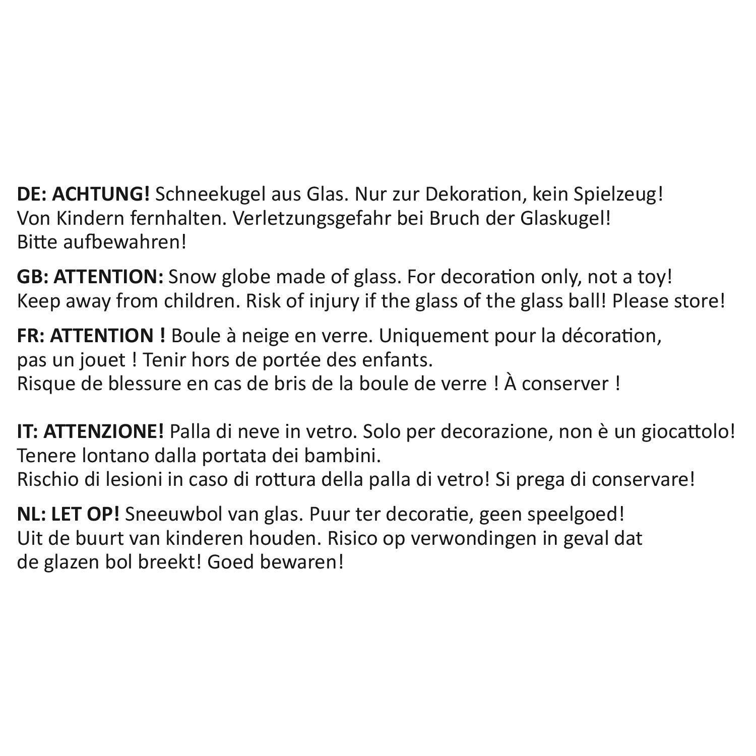 Beispielinhalt (Bild) Traumkugel mit Motiv "Herzensmensch"