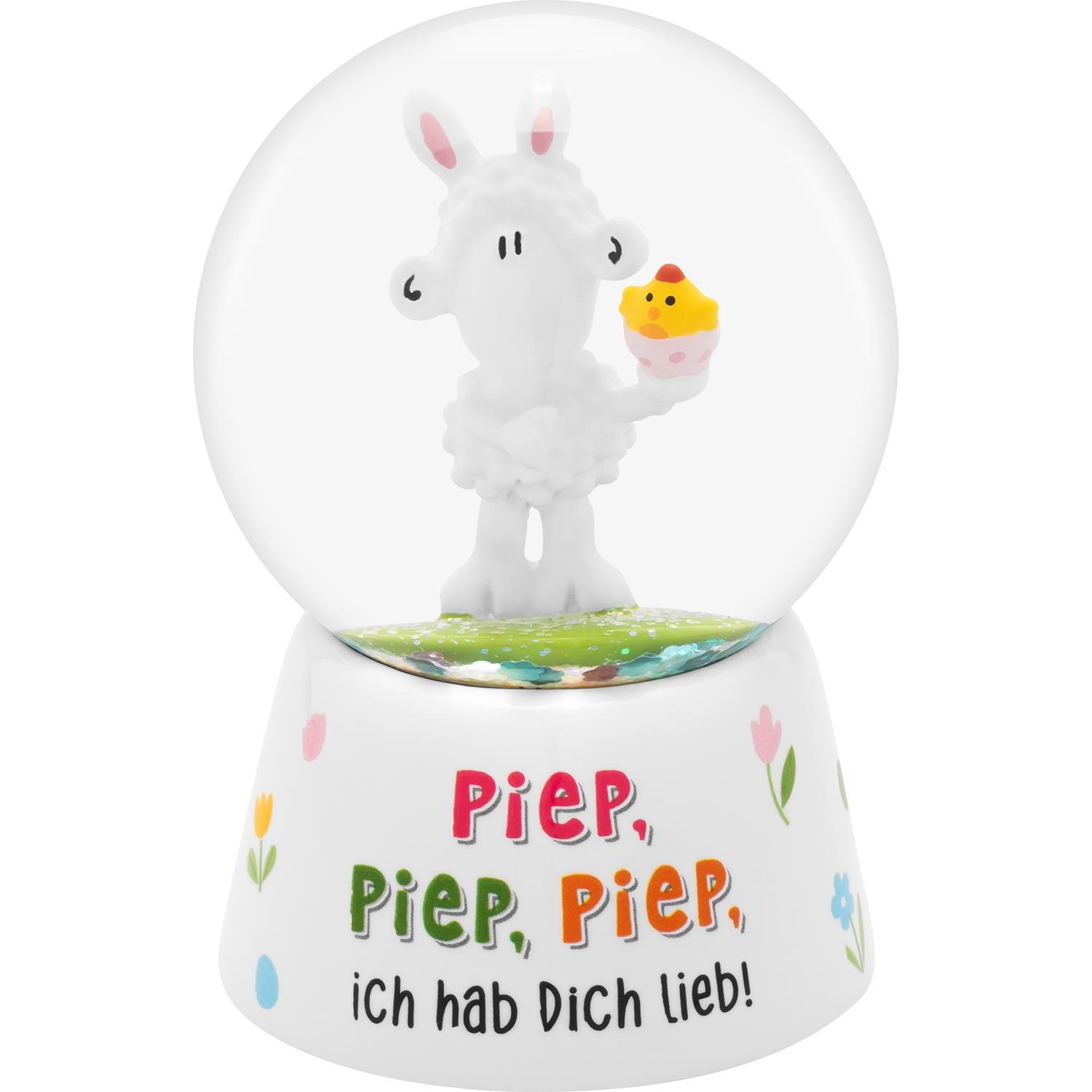Vorderes Coverbild Traumkugel Motiv 'Piep, piep, piep, ich hab Dich lieb!'