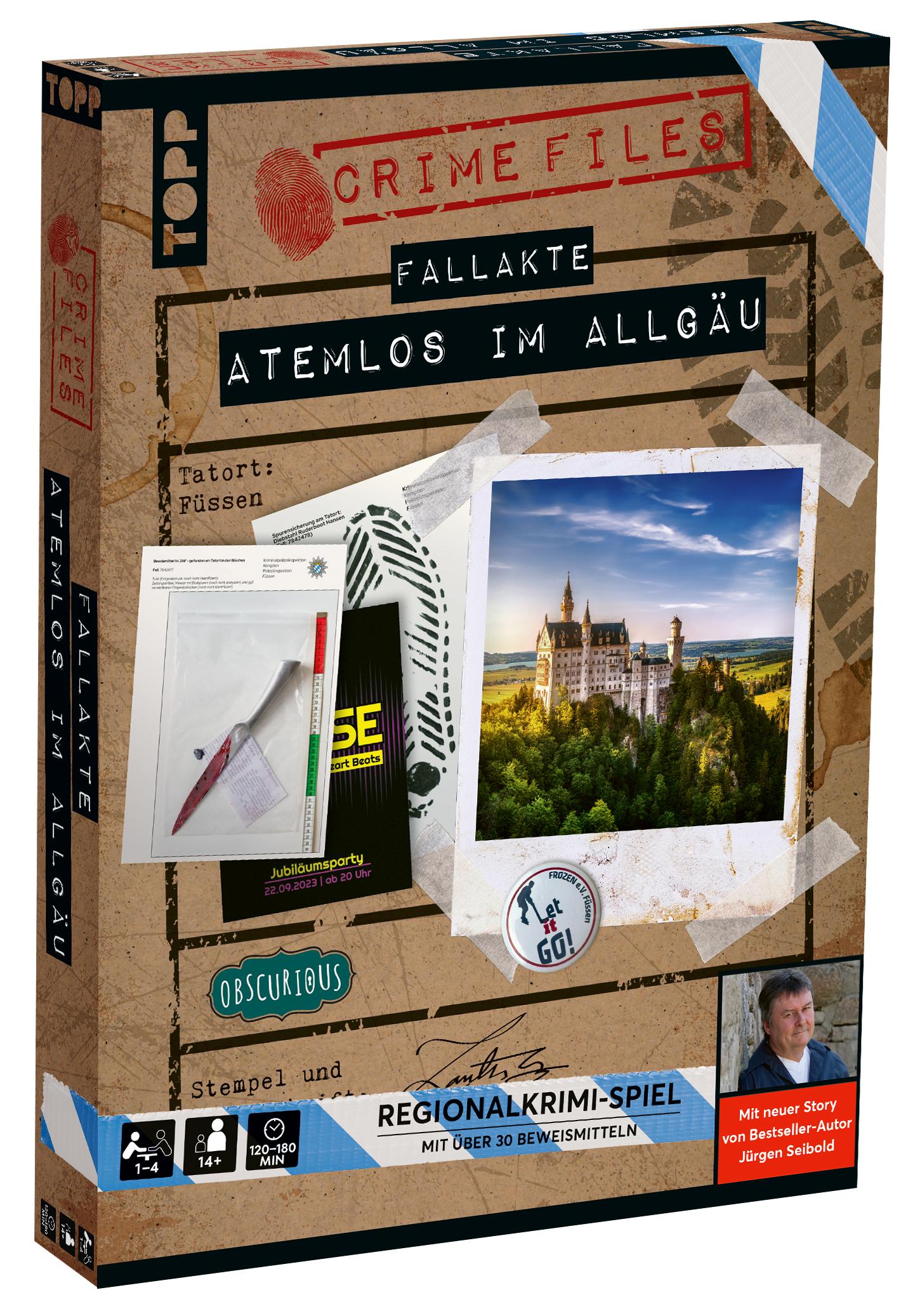 Vorderes Coverbild Crime Files - Fallakte: Atemlos im Allgäu