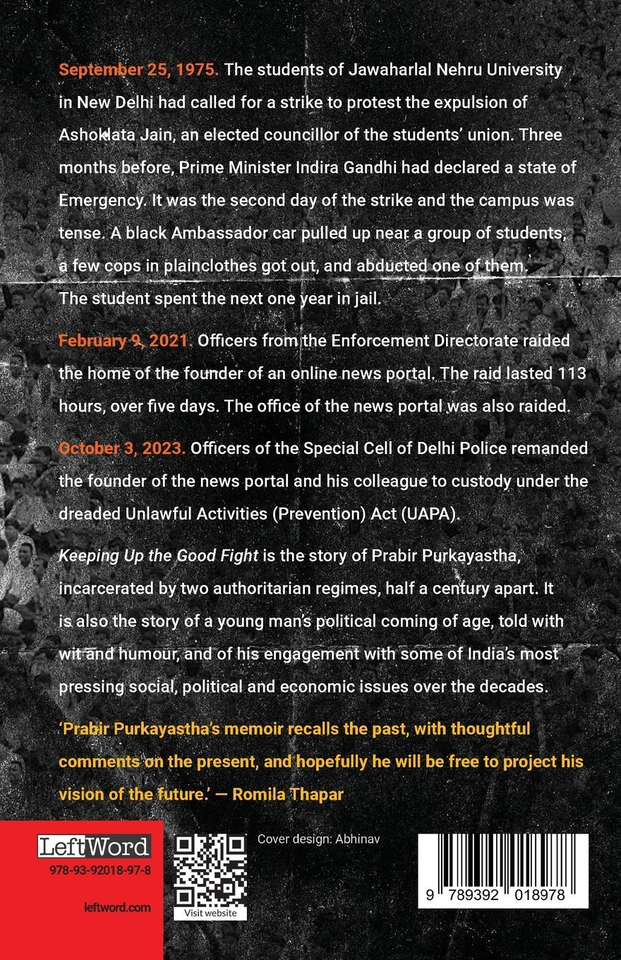 Rückseitencover Keeping Up the Good Fight