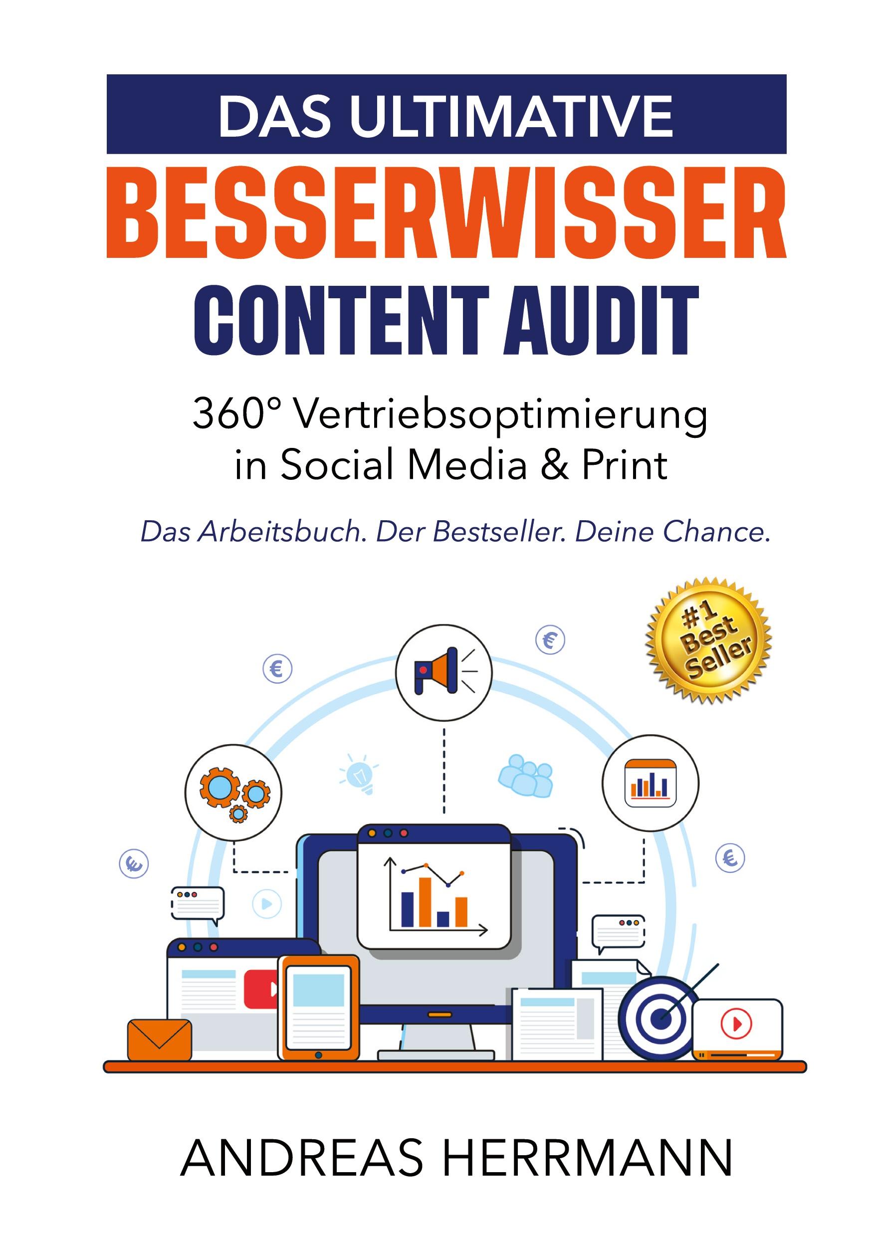Vorderes Coverbild Das ultimative Besserwisser Content Audit
