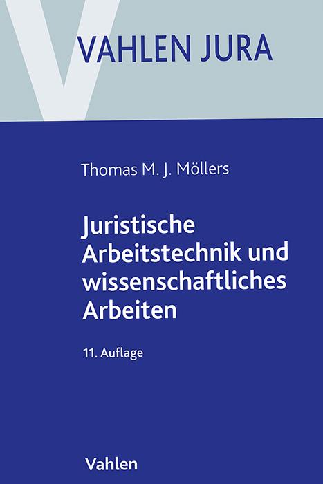 Vorderes Coverbild Juristische Arbeitstechnik und wissenschaftliches Arbeiten