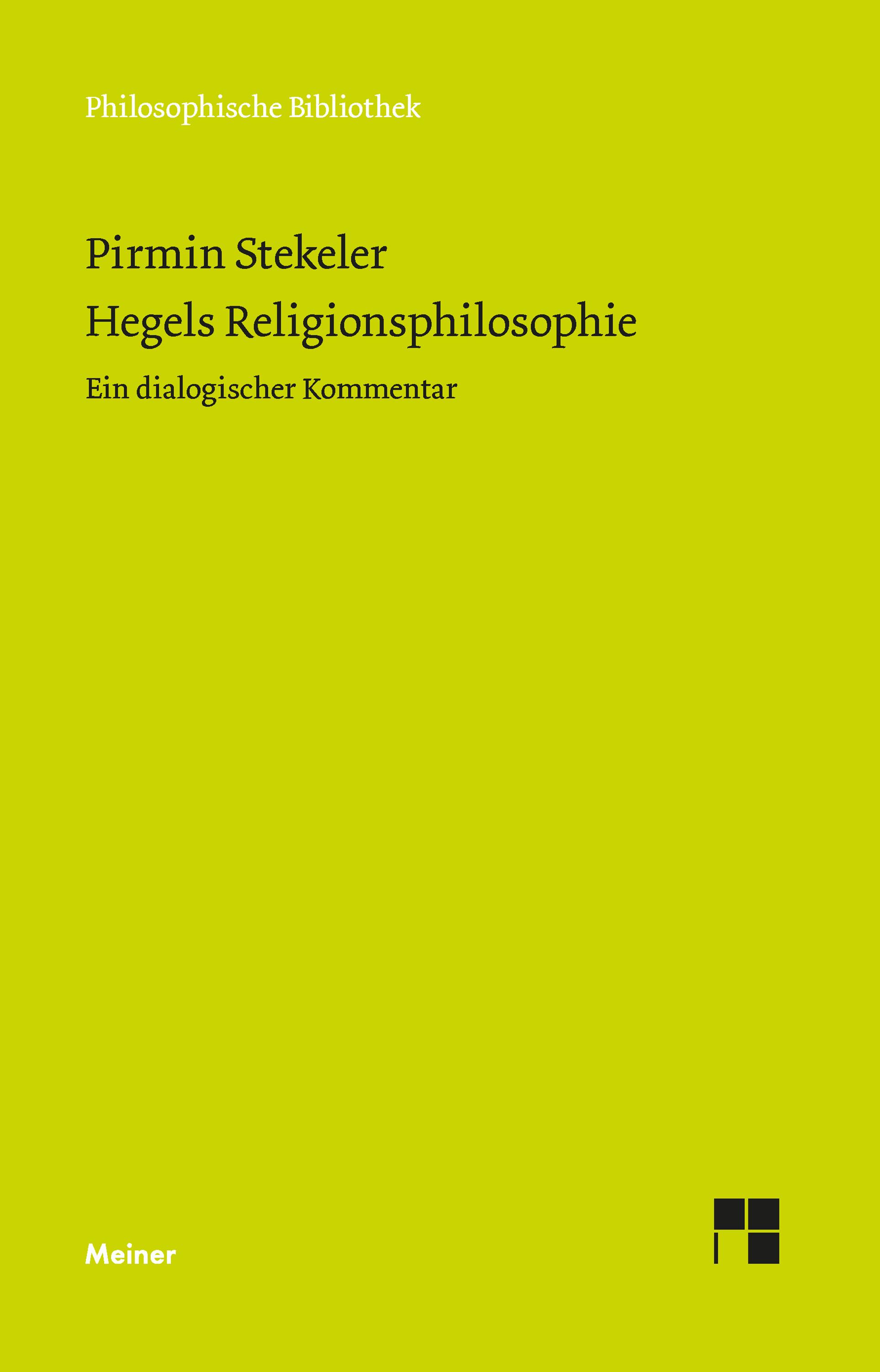 Vorderes Coverbild Hegels Religionsphilosophie