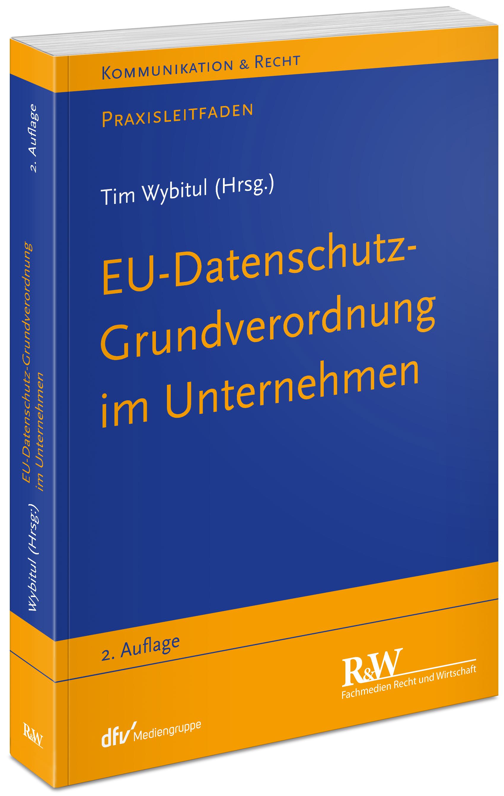 Vorderes Coverbild EU-Datenschutz-Grundverordnung im Unternehmen