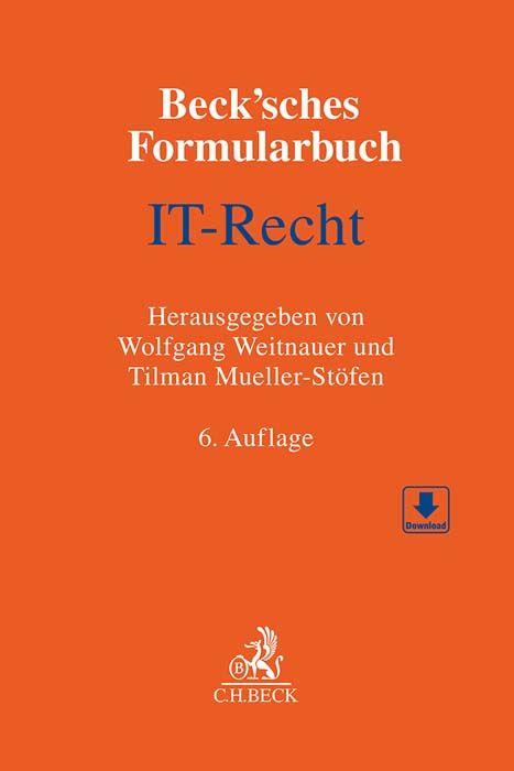 Vorderes Coverbild Beck'sches Formularbuch IT-Recht