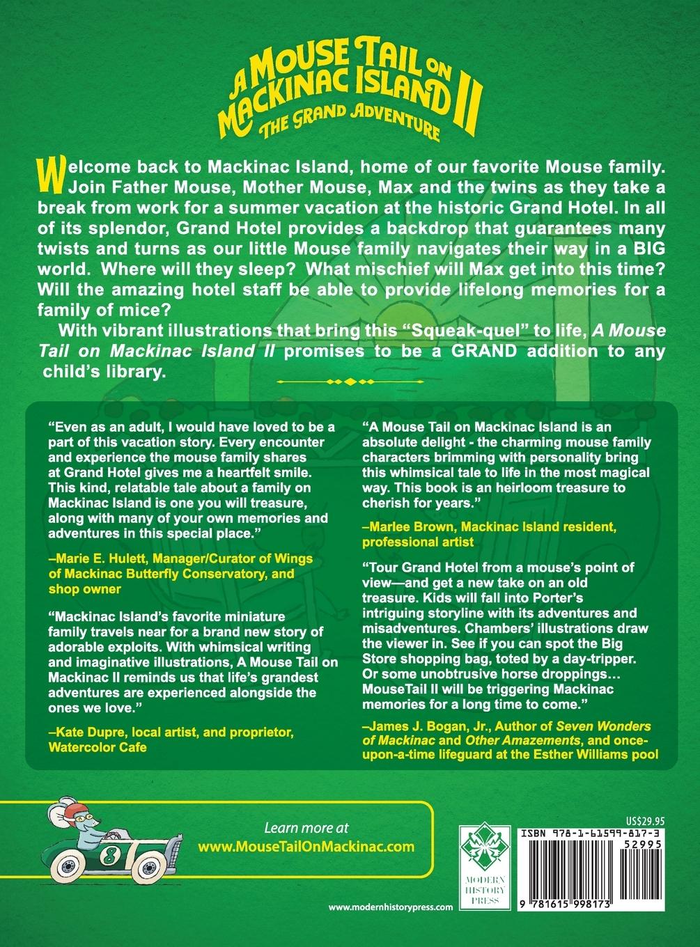 Rückseitencover A Mouse Tail on Mackinac Island - Book 2