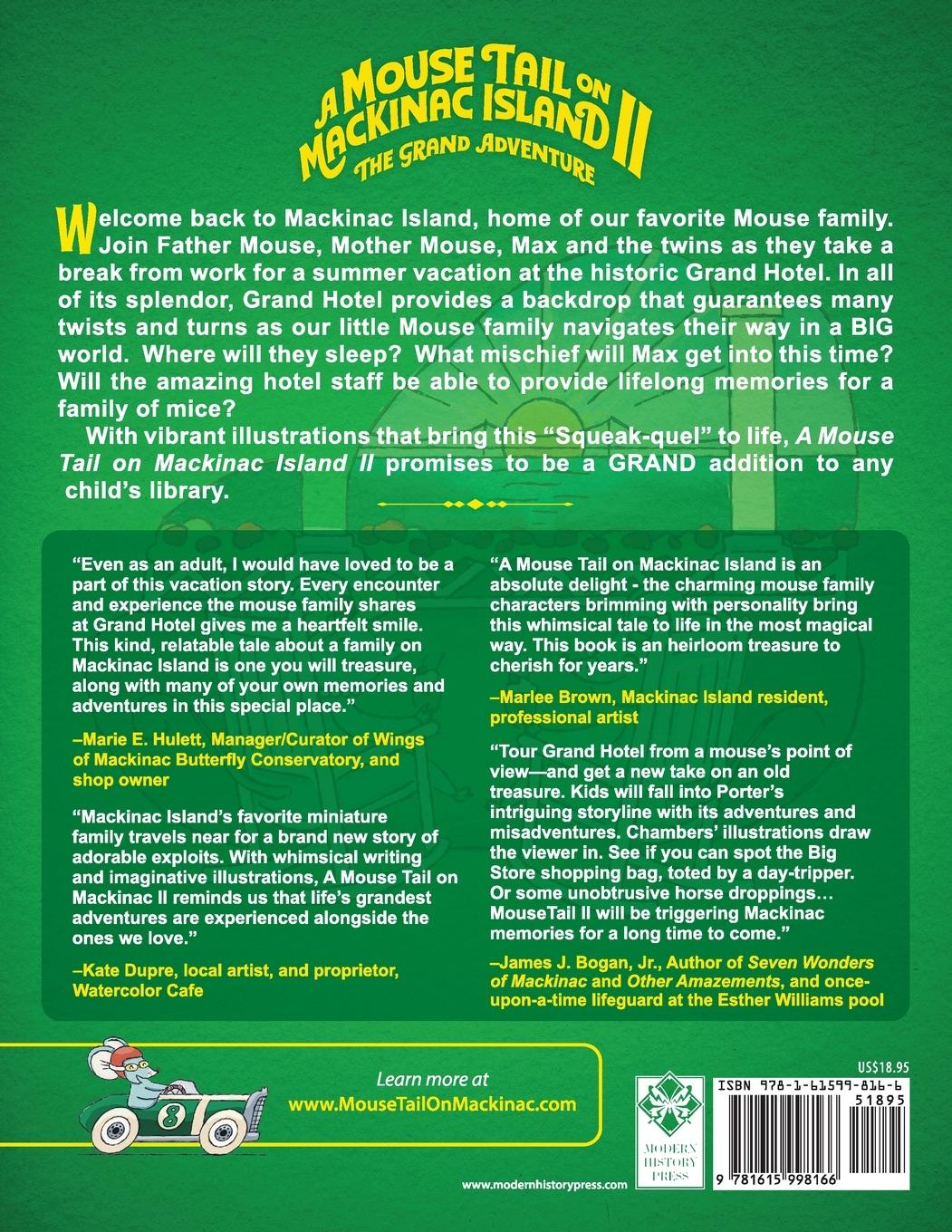 Rückseitencover A Mouse Tail on Mackinac Island - Book 2