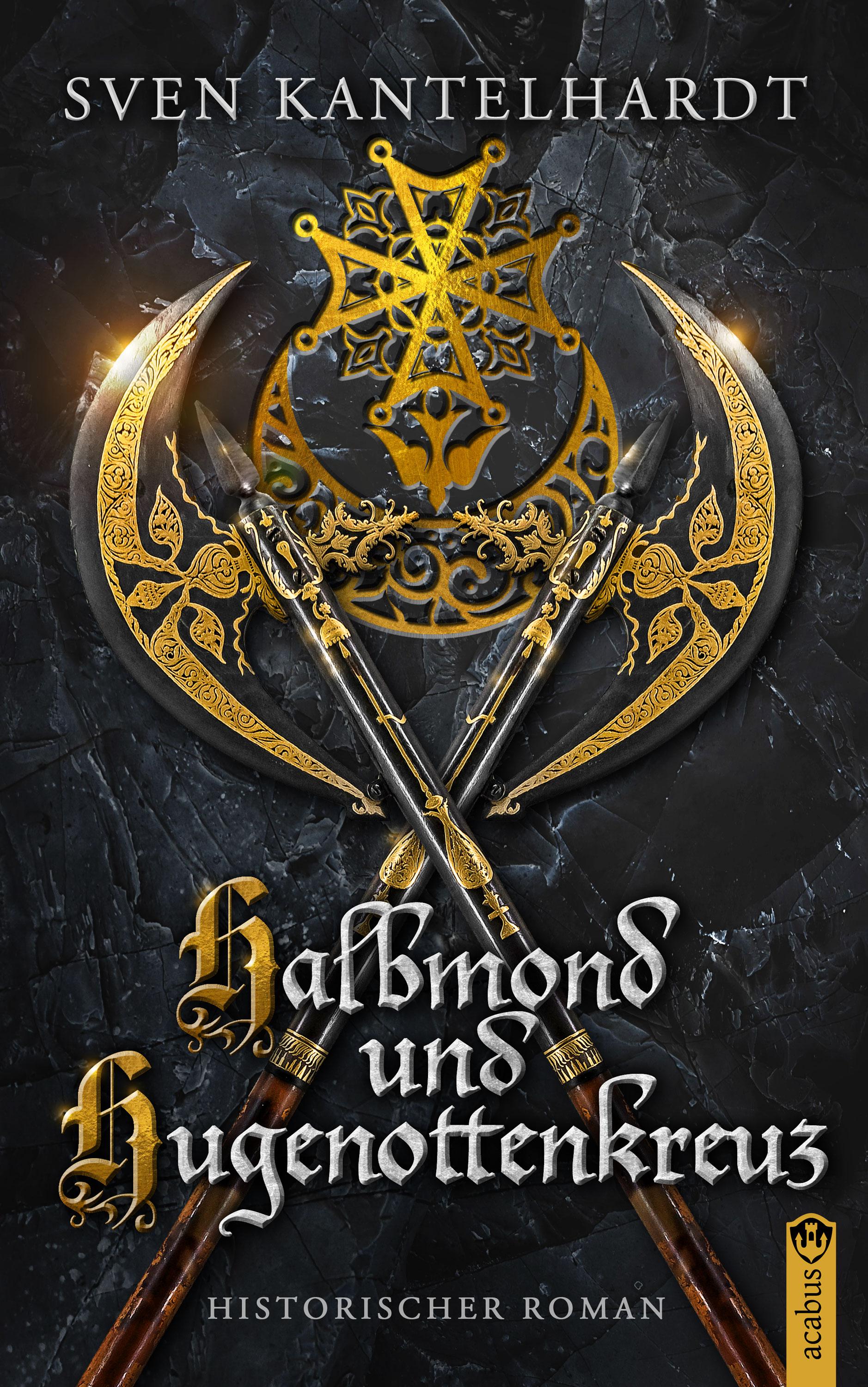 Vorderes Coverbild Halbmond und Hugenottenkreuz
