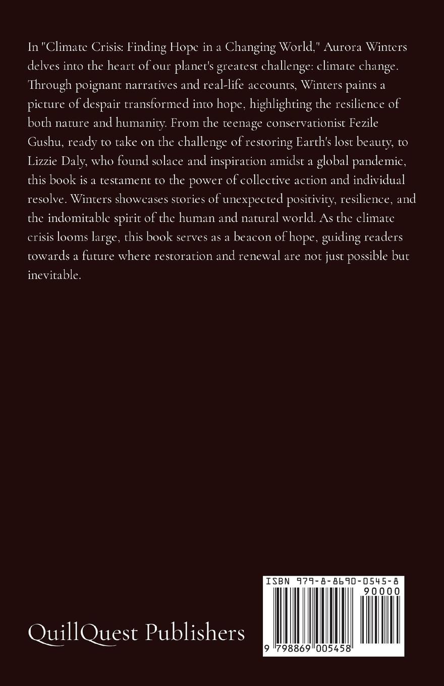 Rückseitencover Climate Crisis