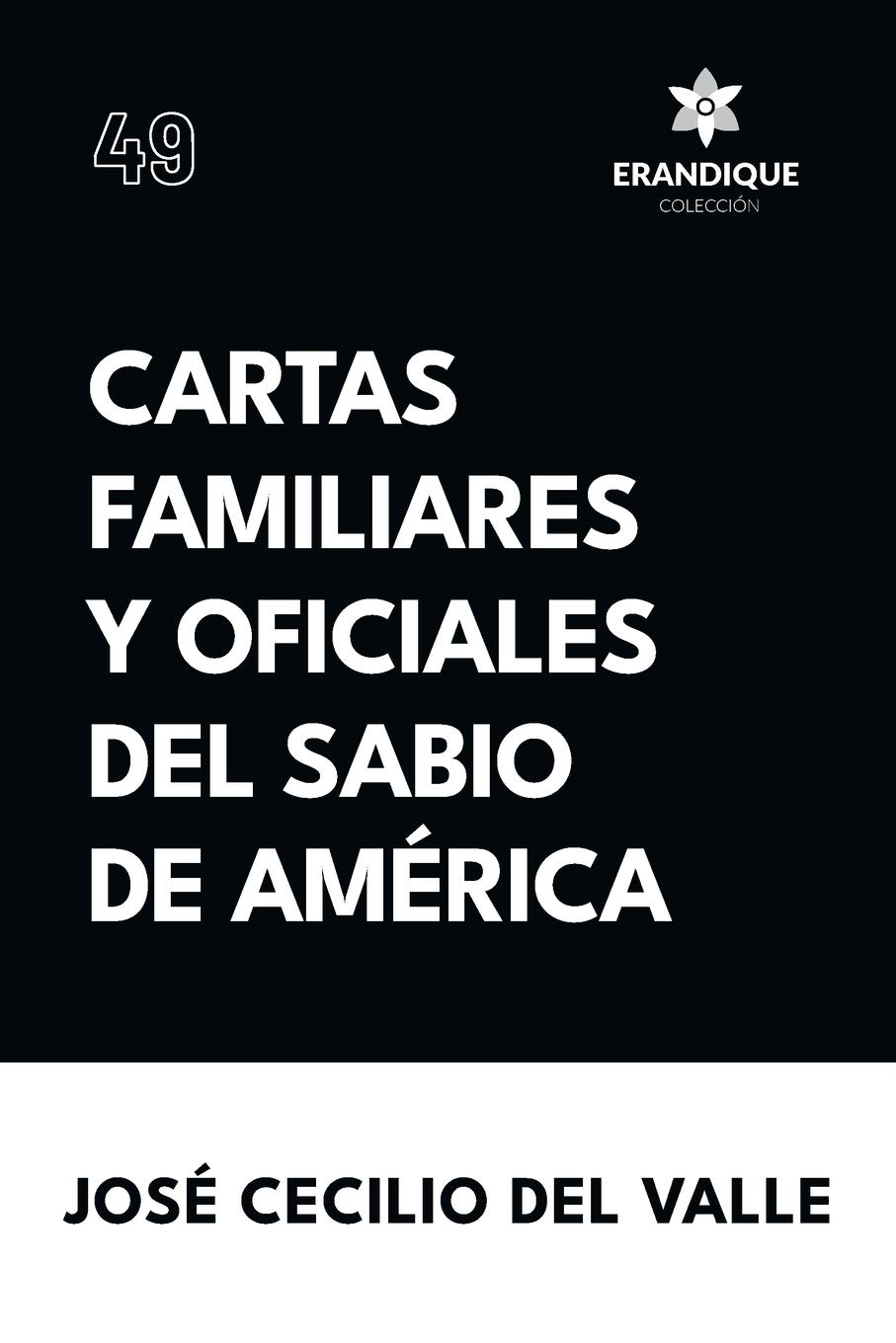 Vorderes Coverbild Cartas familiares y oficiales del Sabio de América