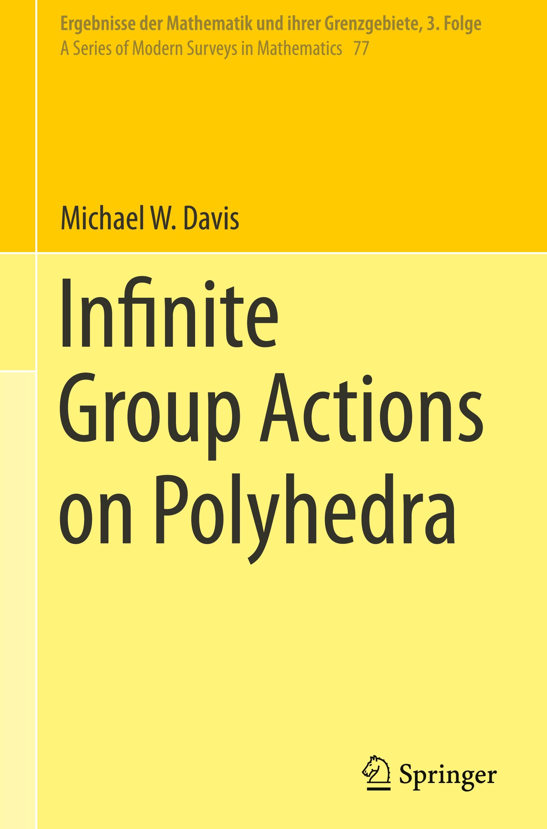 Vorderes Coverbild Infinite Group Actions on Polyhedra