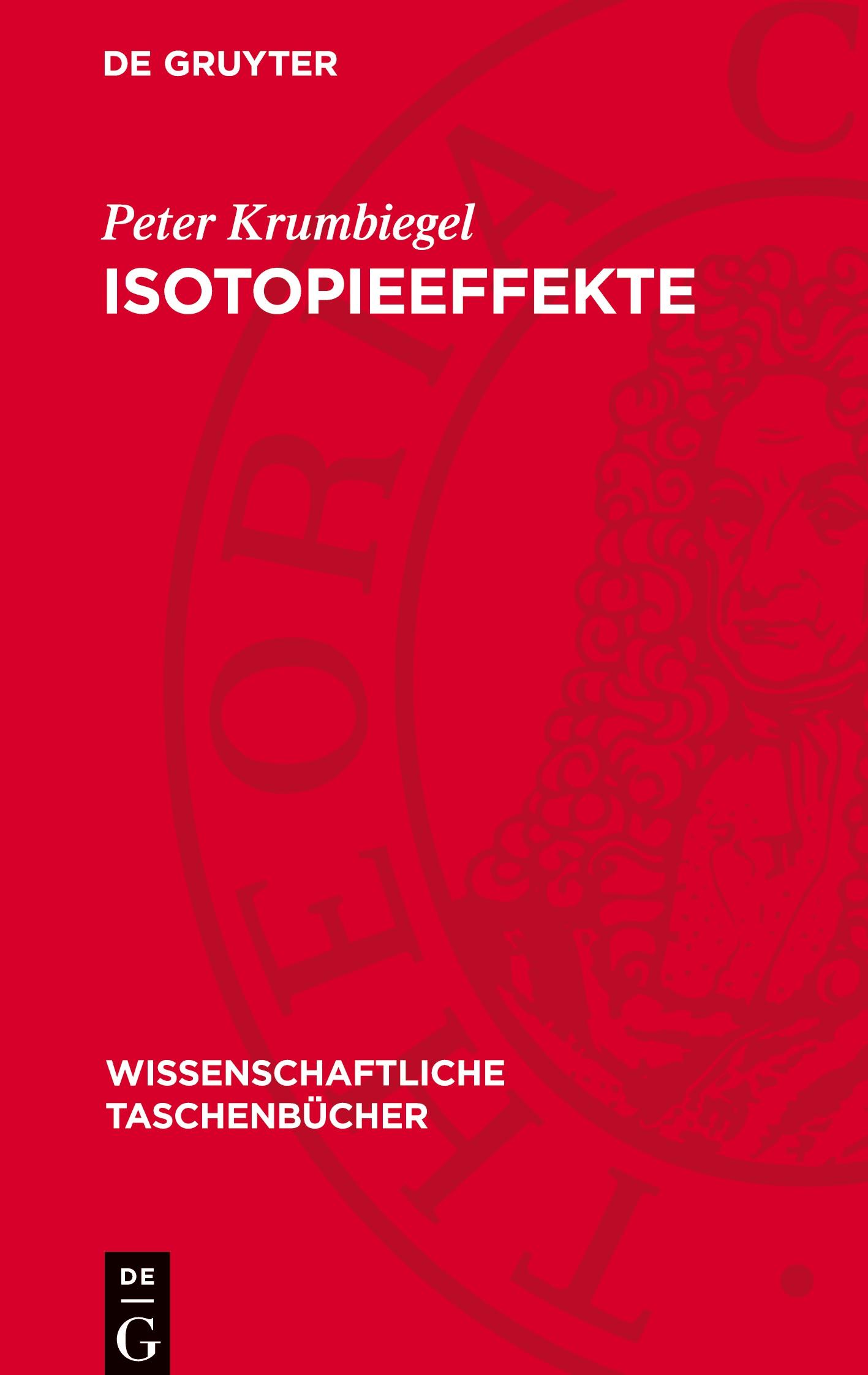 Vorderes Coverbild Isotopieeffekte