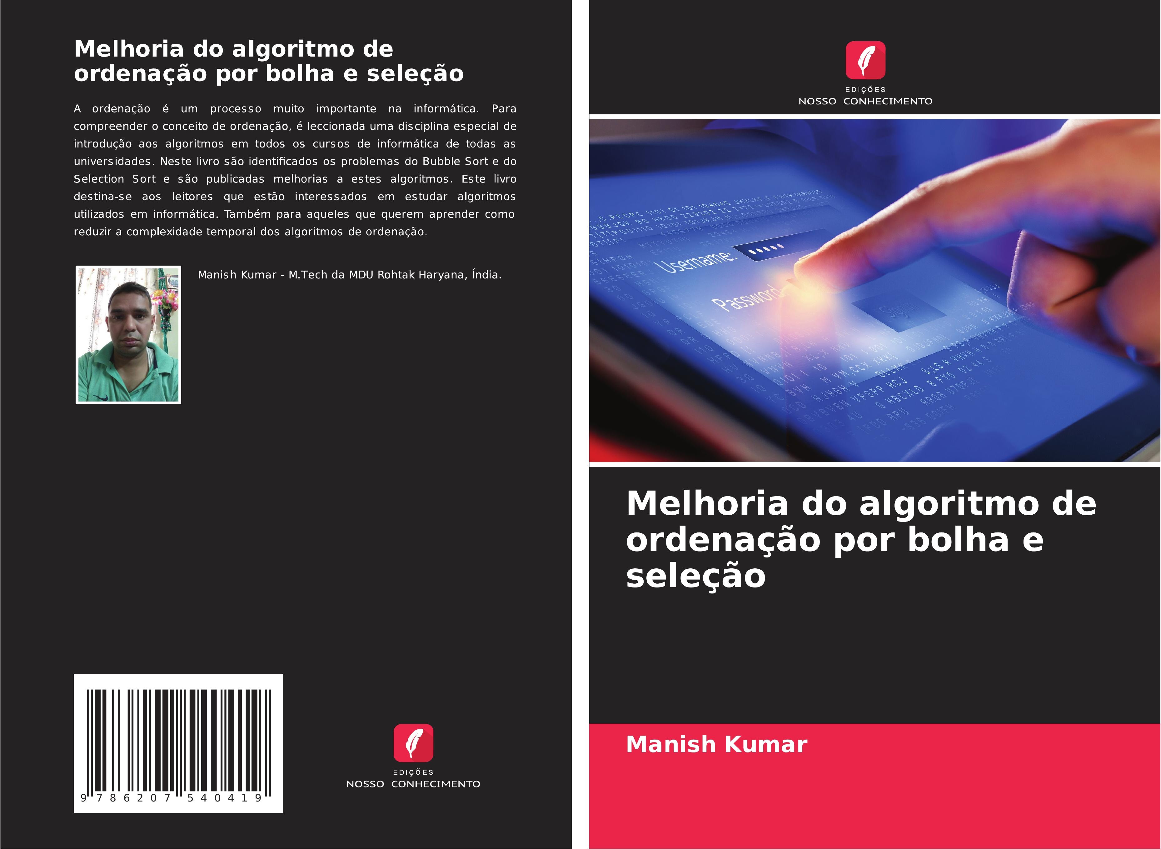 Vorderes Coverbild Melhoria do algoritmo de ordenação por bolha e seleção