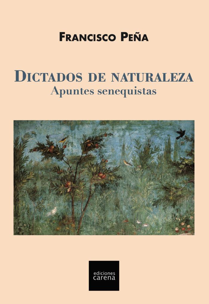 Vorderes Coverbild Dictados de naturaleza