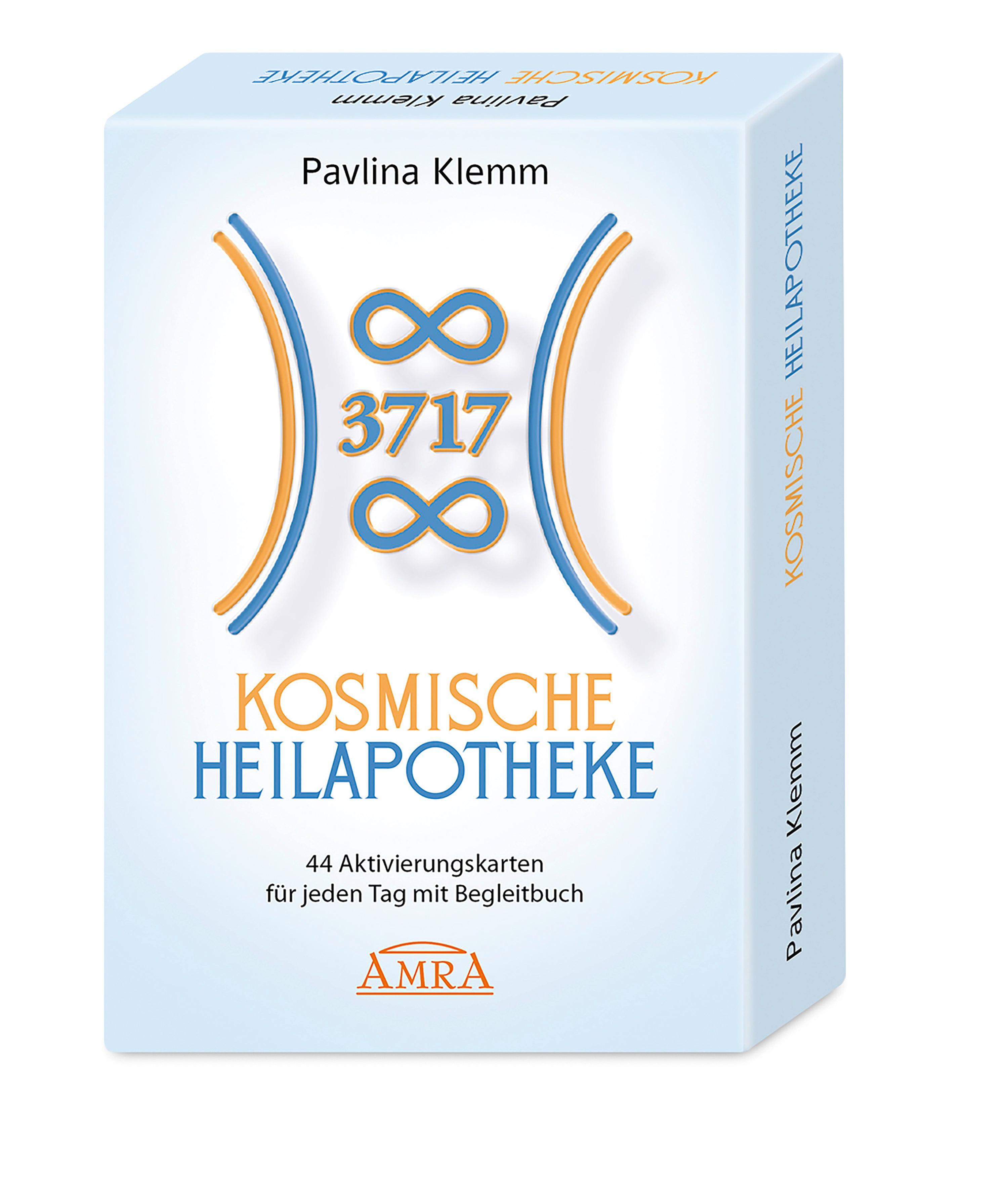 Vorderes Coverbild KOSMISCHE HEILAPOTHEKE: 44 Aktivierungskarten für jeden Tag - mit Begleitbuch (Das neue Kartenset der SPIEGEL-Bestsellerautorin!)