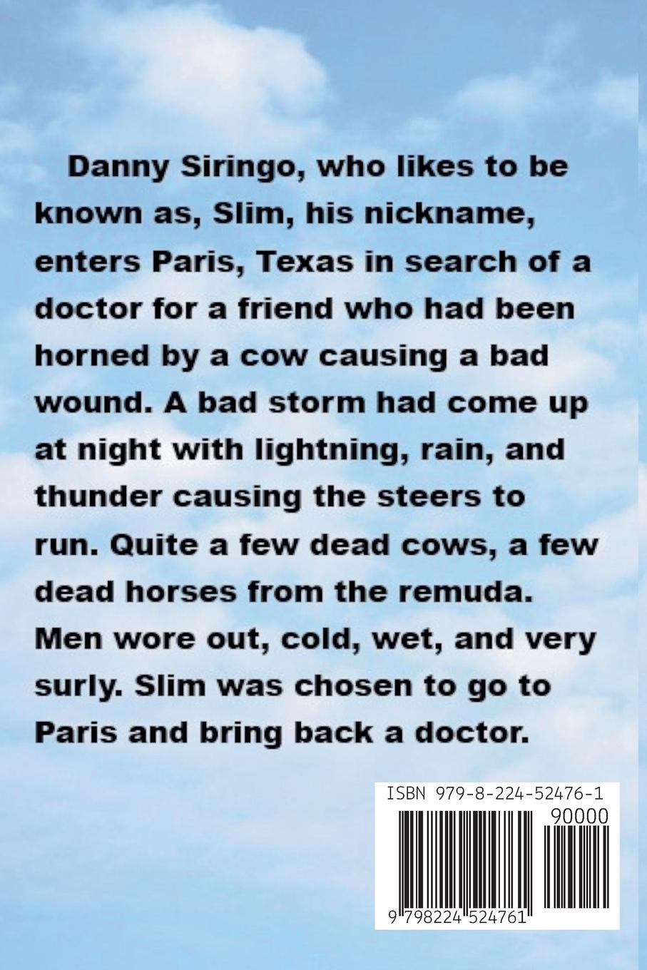 Rückseitencover Slim Siringo - A Troublesome Wind - Book 2
